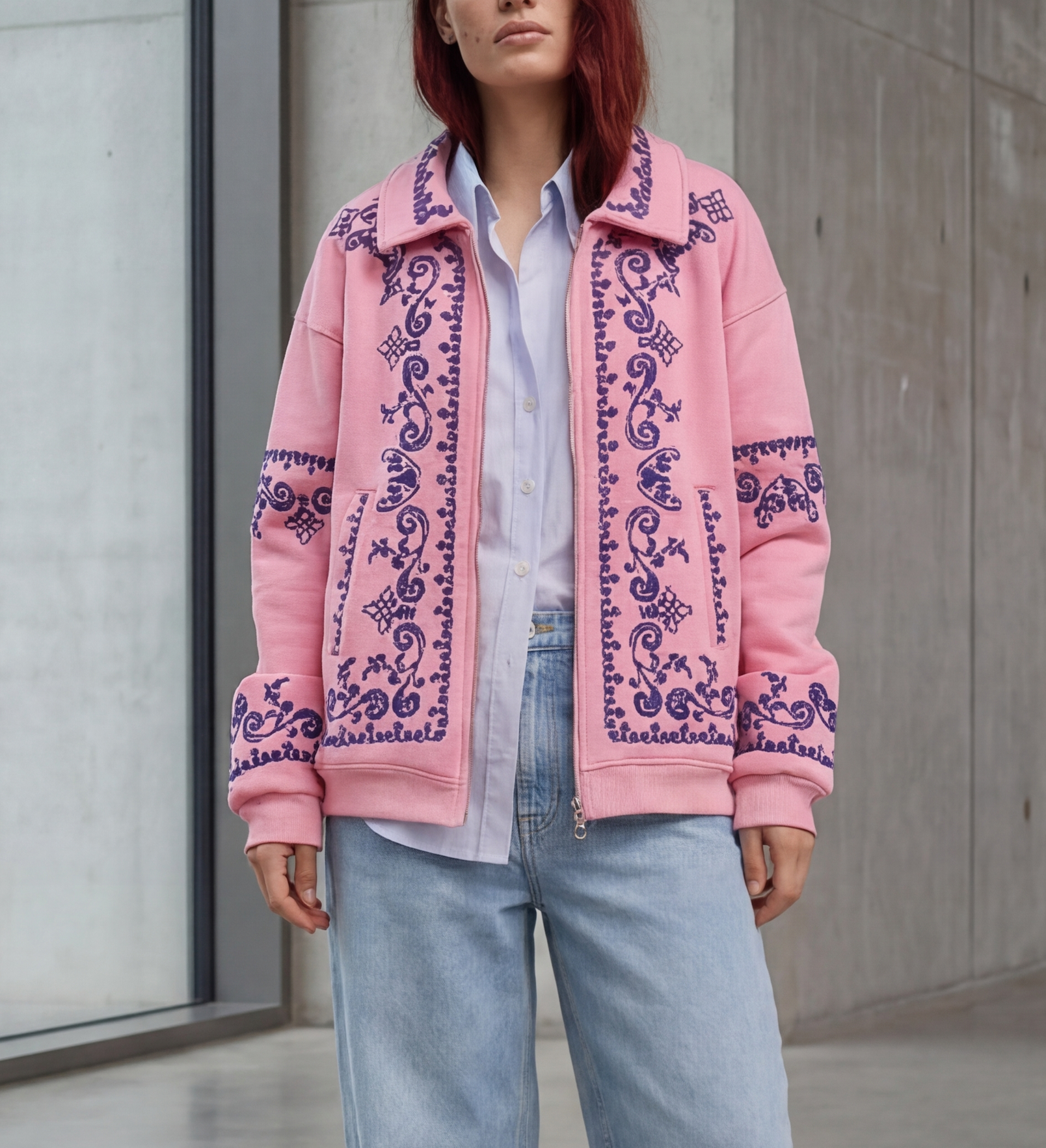 Rose Embroidered Jacket