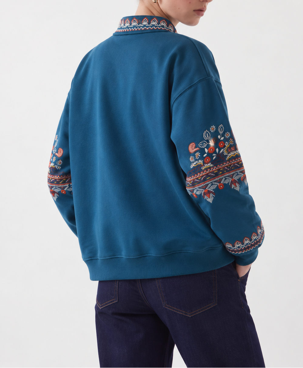 Floral Embroidered Jacket