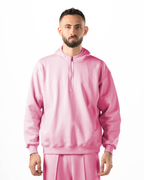 Unisex Rose Quarter-Zip Hoodie