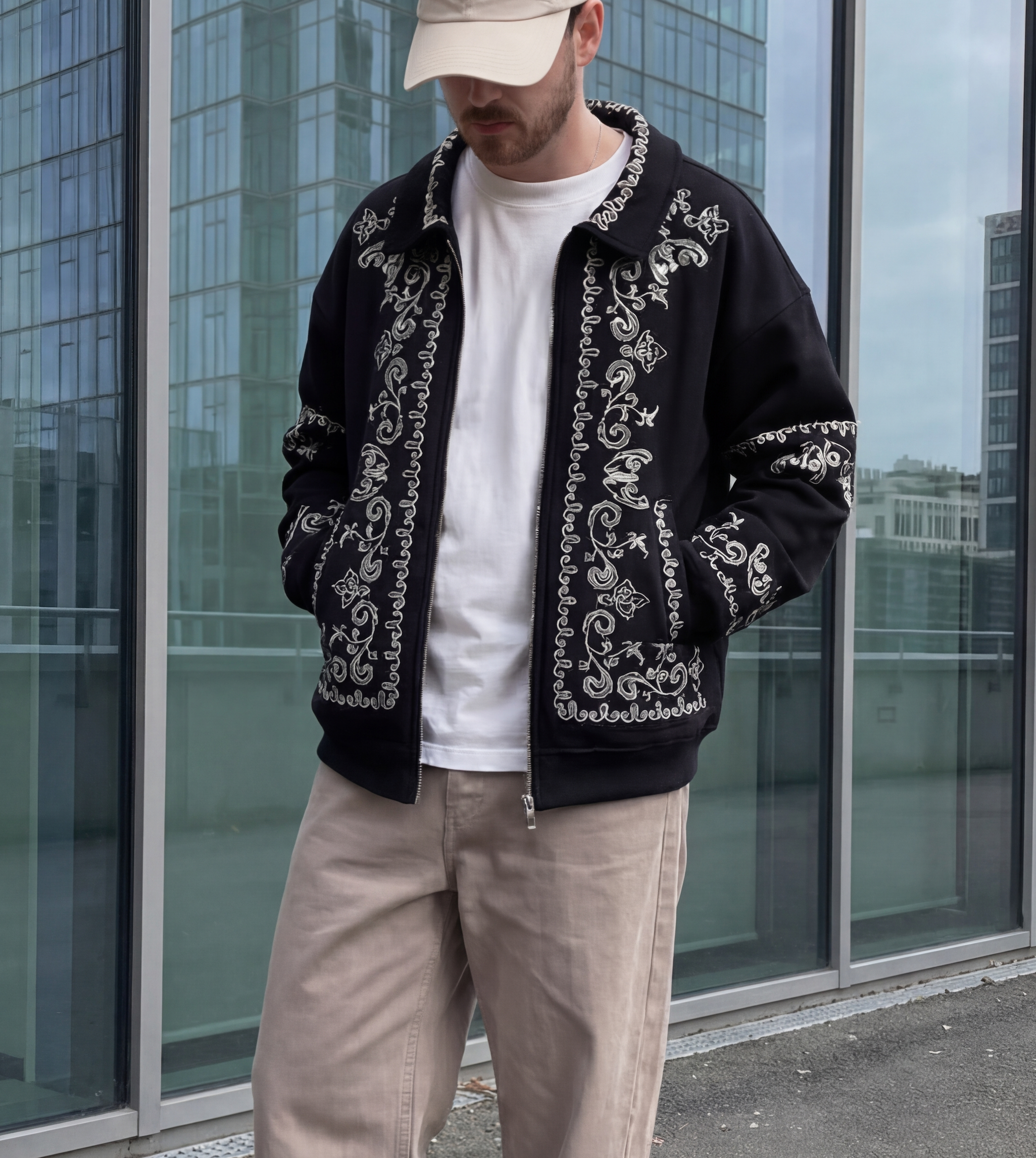 Black Embroidered Jacket