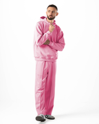 Unisex Rose Quarter-Zip Hoodie Set