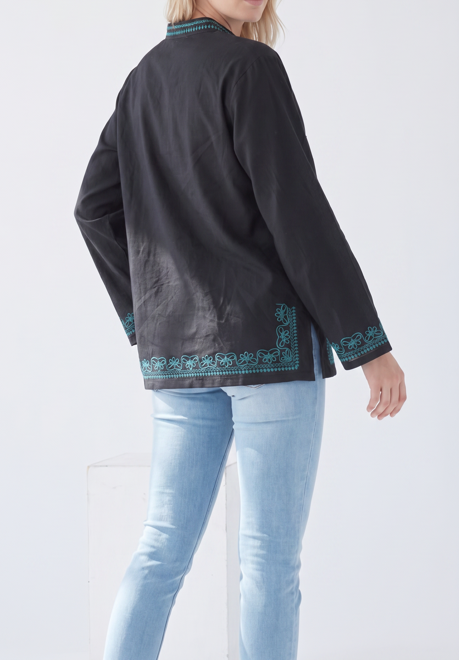 Embroidered Long Sleeve Set