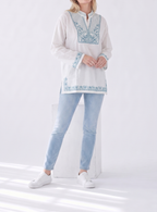 Embroidered Long Sleeve — Unisex Relaxed Fit