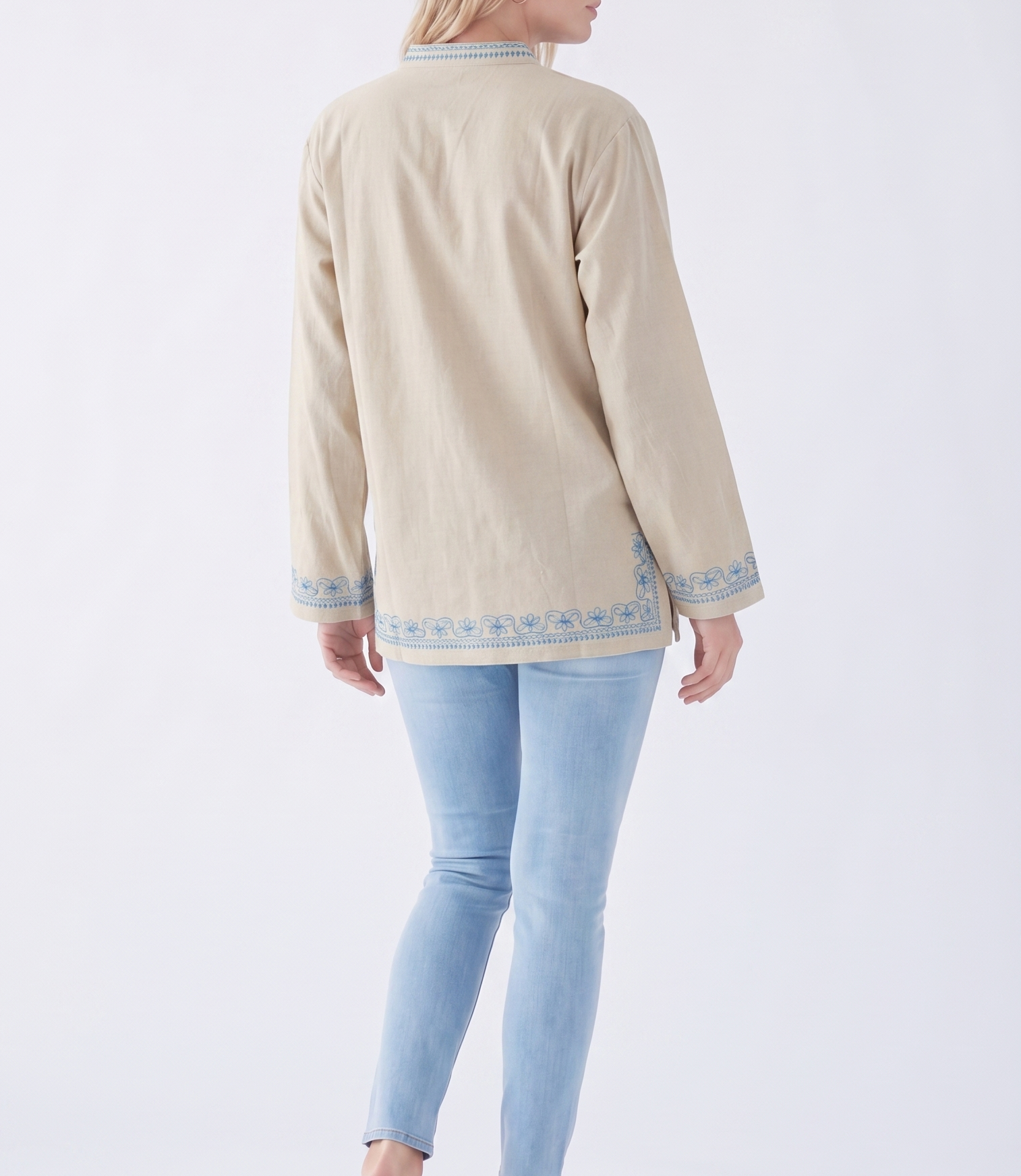 Embroidered Long Sleeve Set