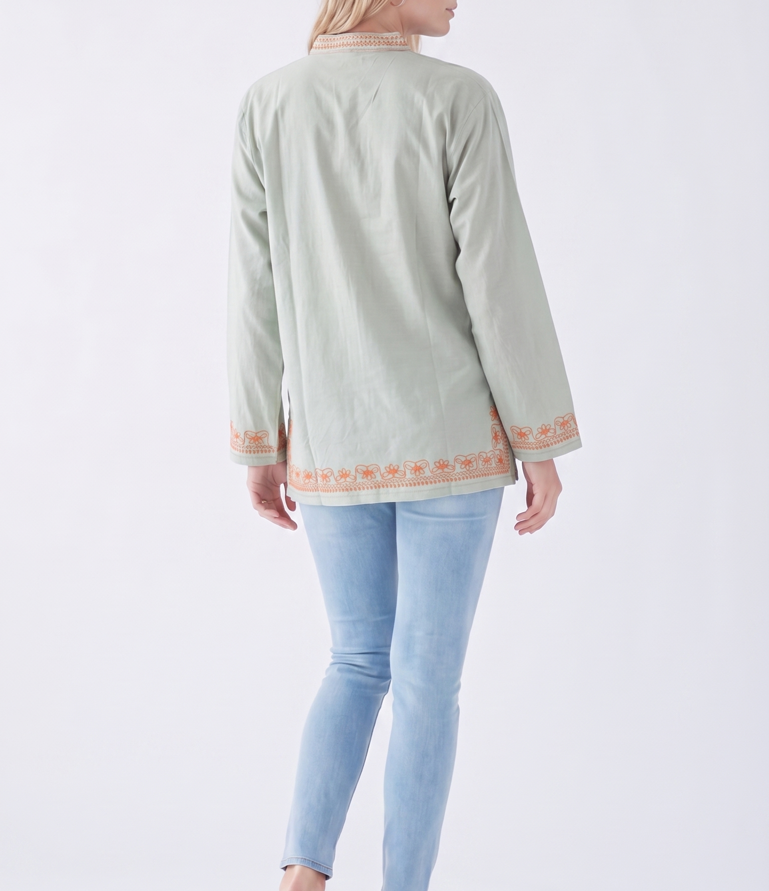 Embroidered Long Sleeve Set