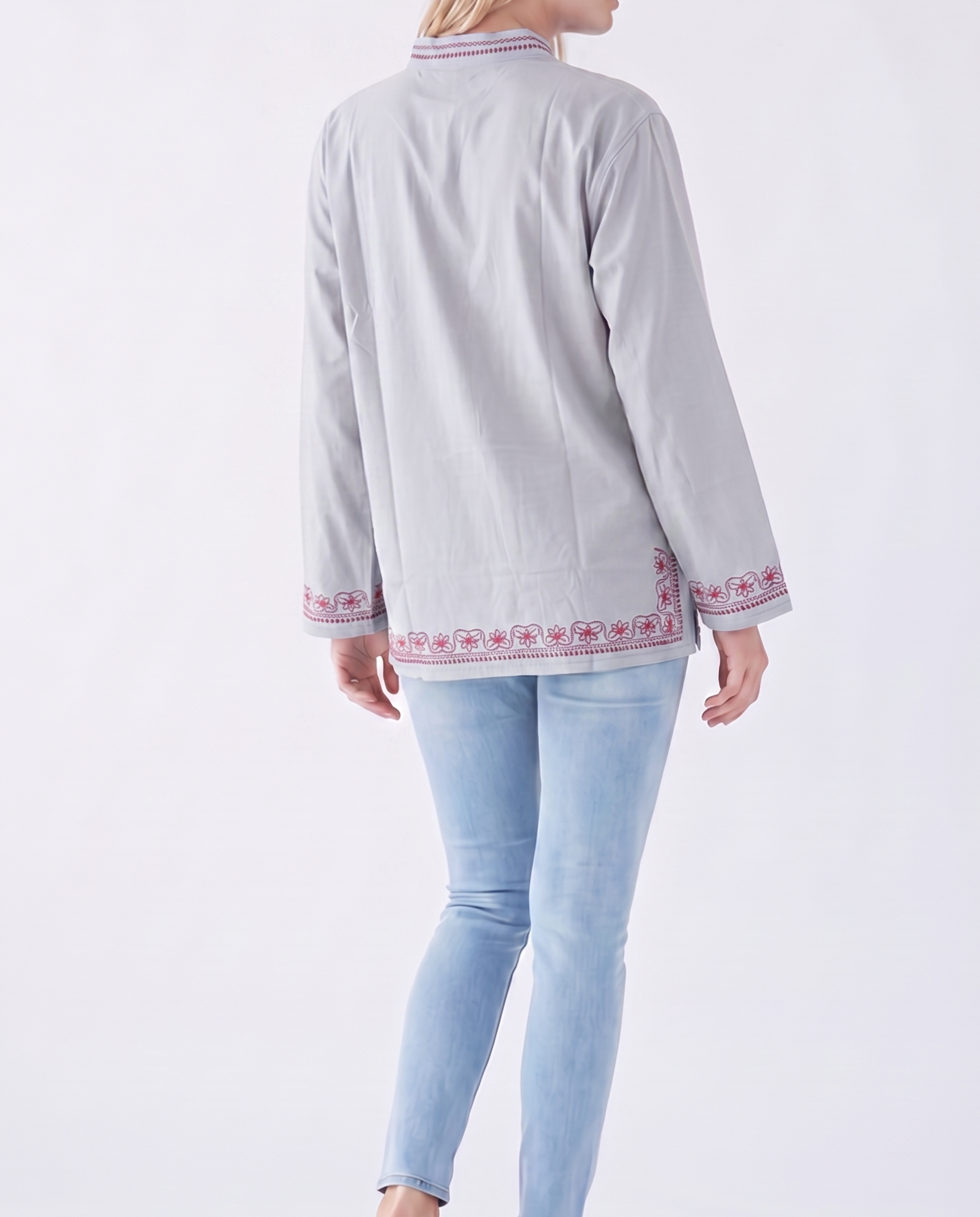 Embroidered Long Sleeve Set