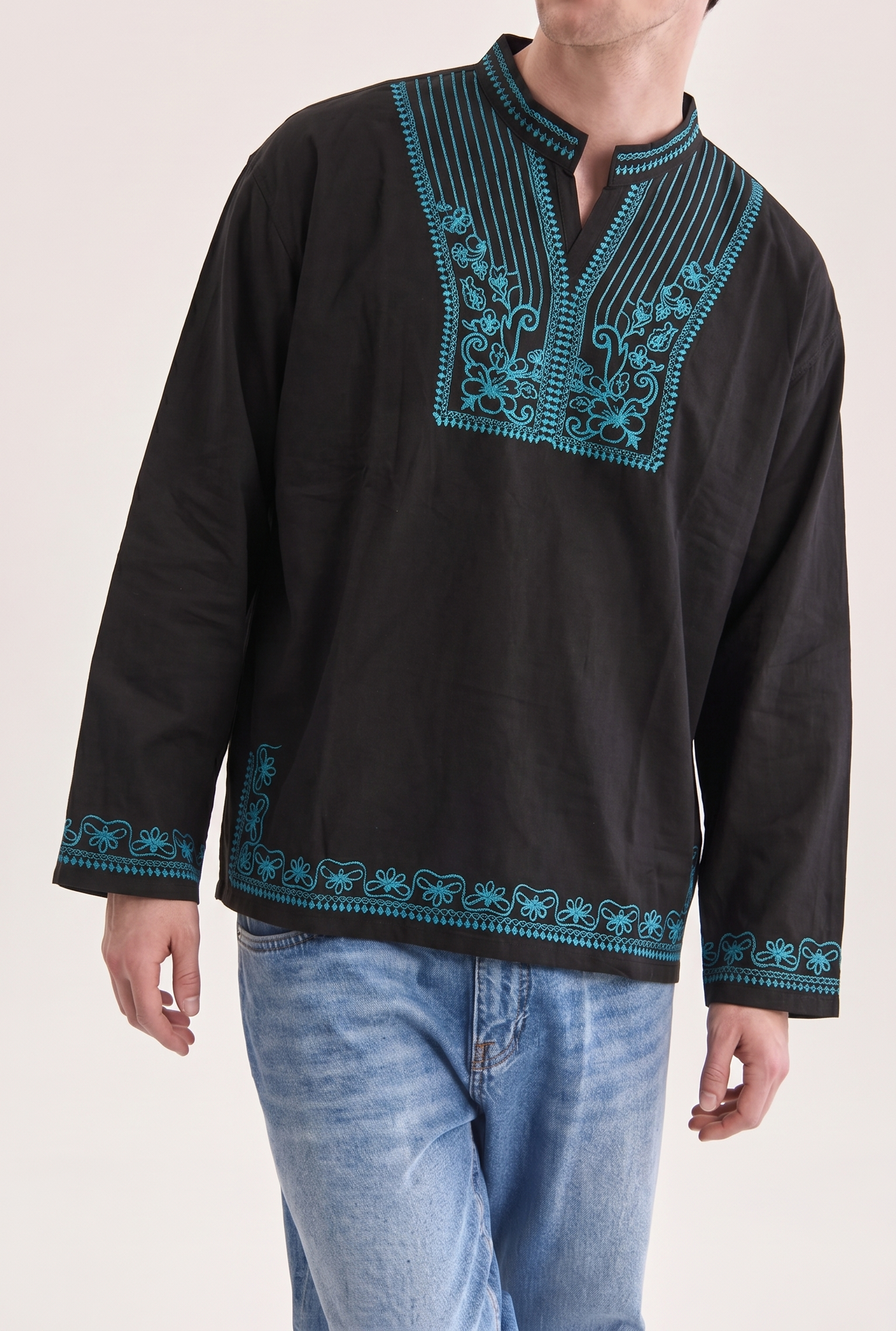Embroidered Long Sleeve Set