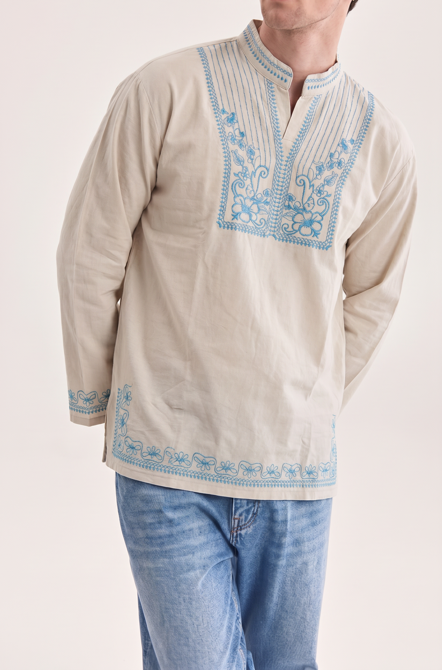 Embroidered Long Sleeve Set