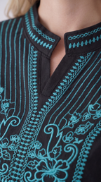 Embroidered Long Sleeve — Unisex Relaxed Fit