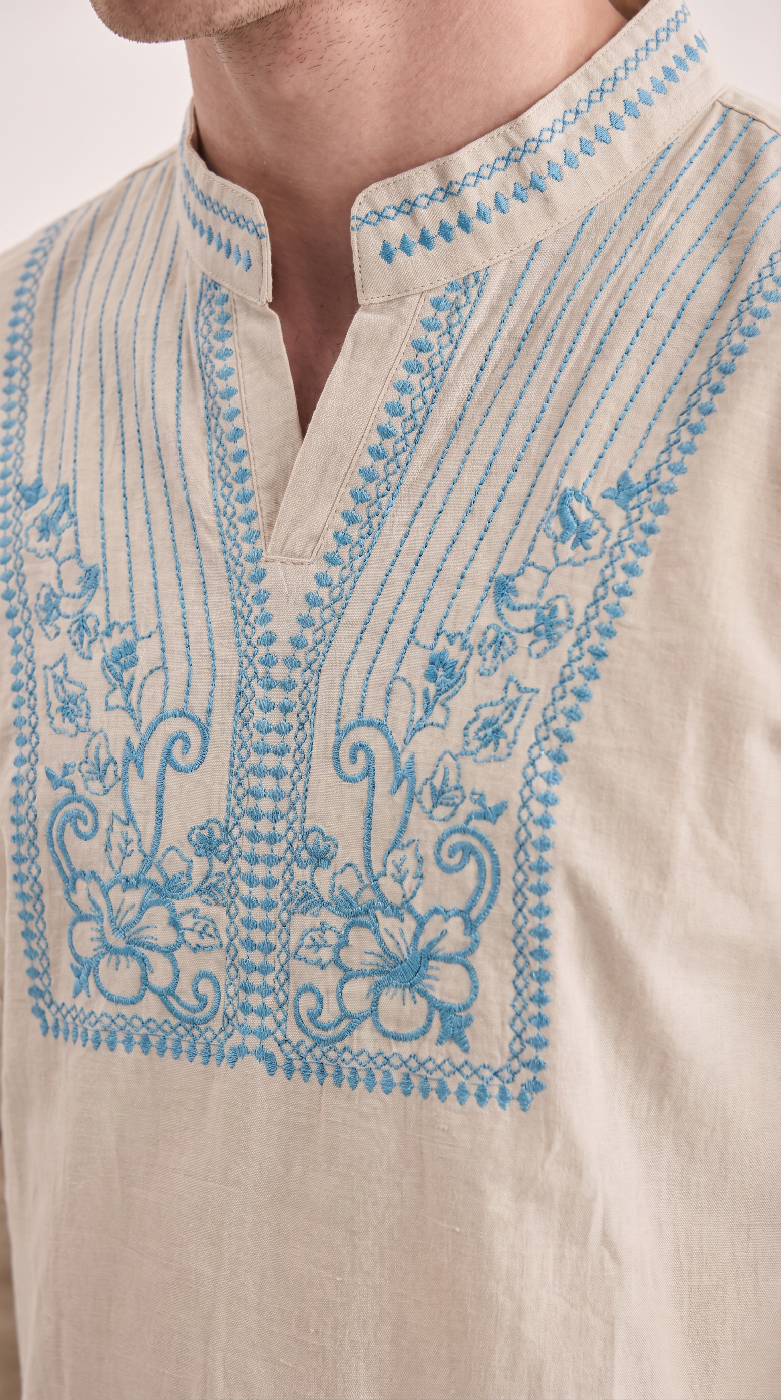 Embroidered Long Sleeve Set