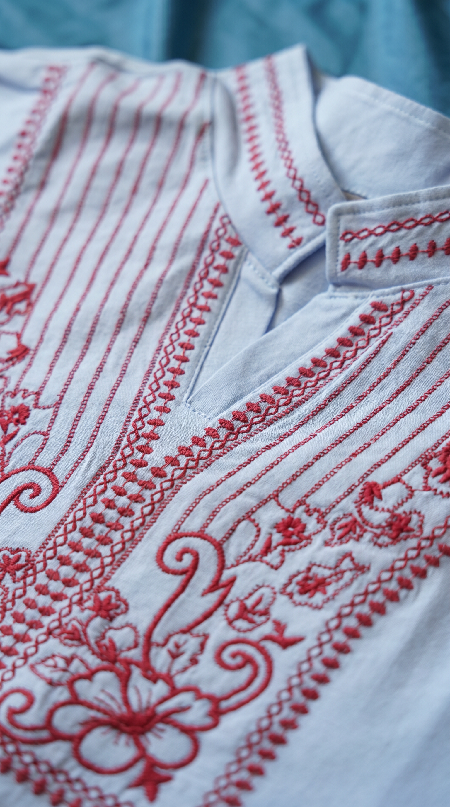Embroidered Long Sleeve Set