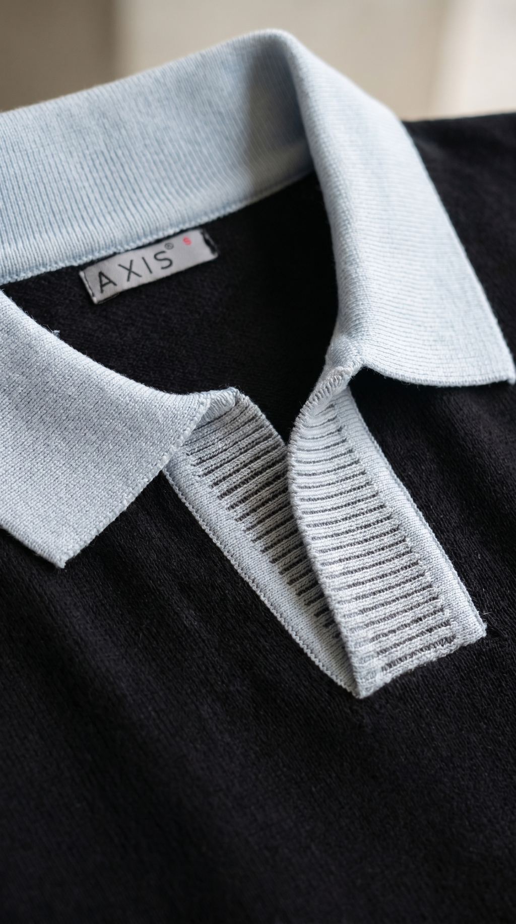 Knit Polo Long Sleeve — Unisex Relaxed Fit