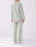 Embroidered Long Sleeve Set — Unisex Relaxed Fit