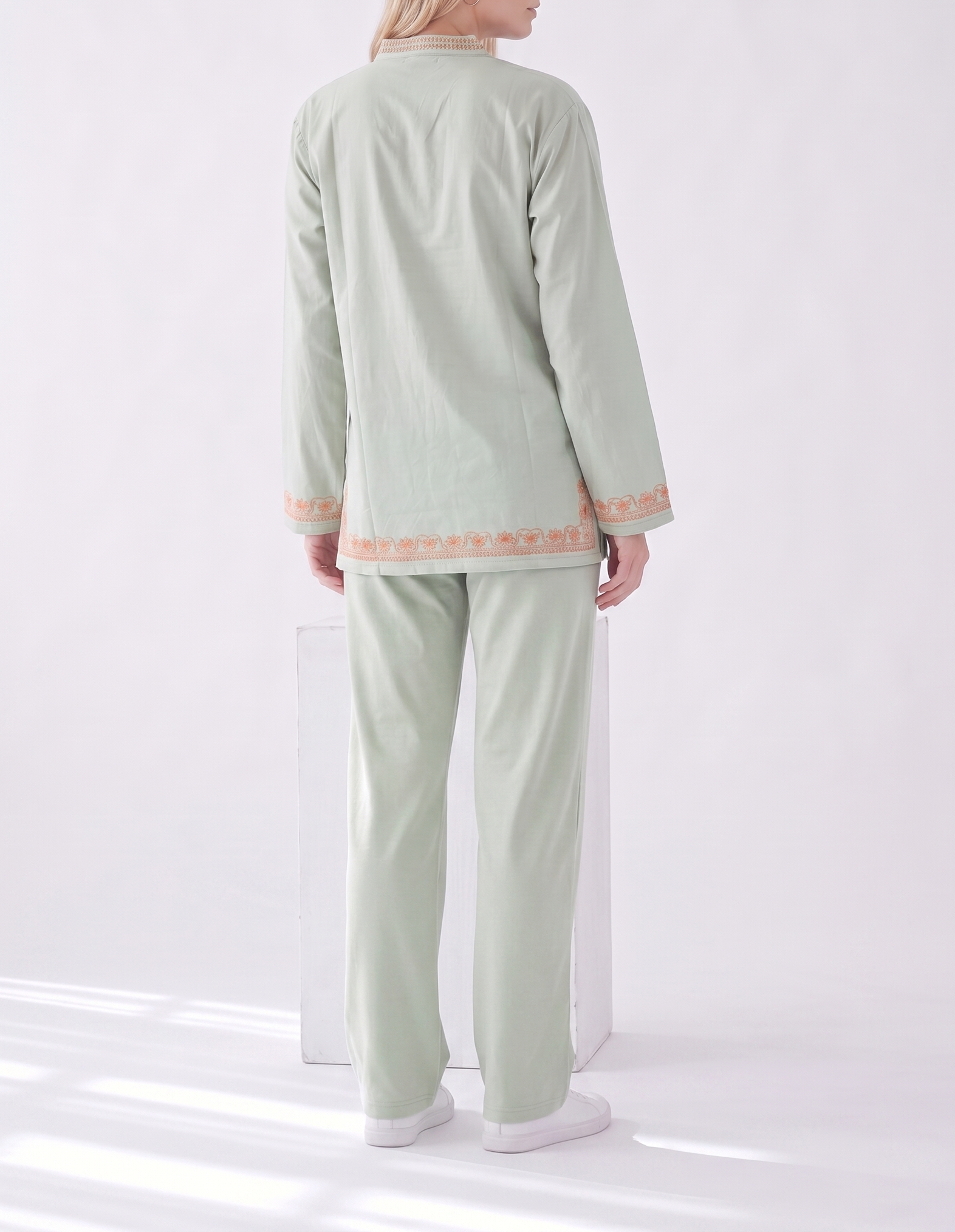 Embroidered Long Sleeve Set