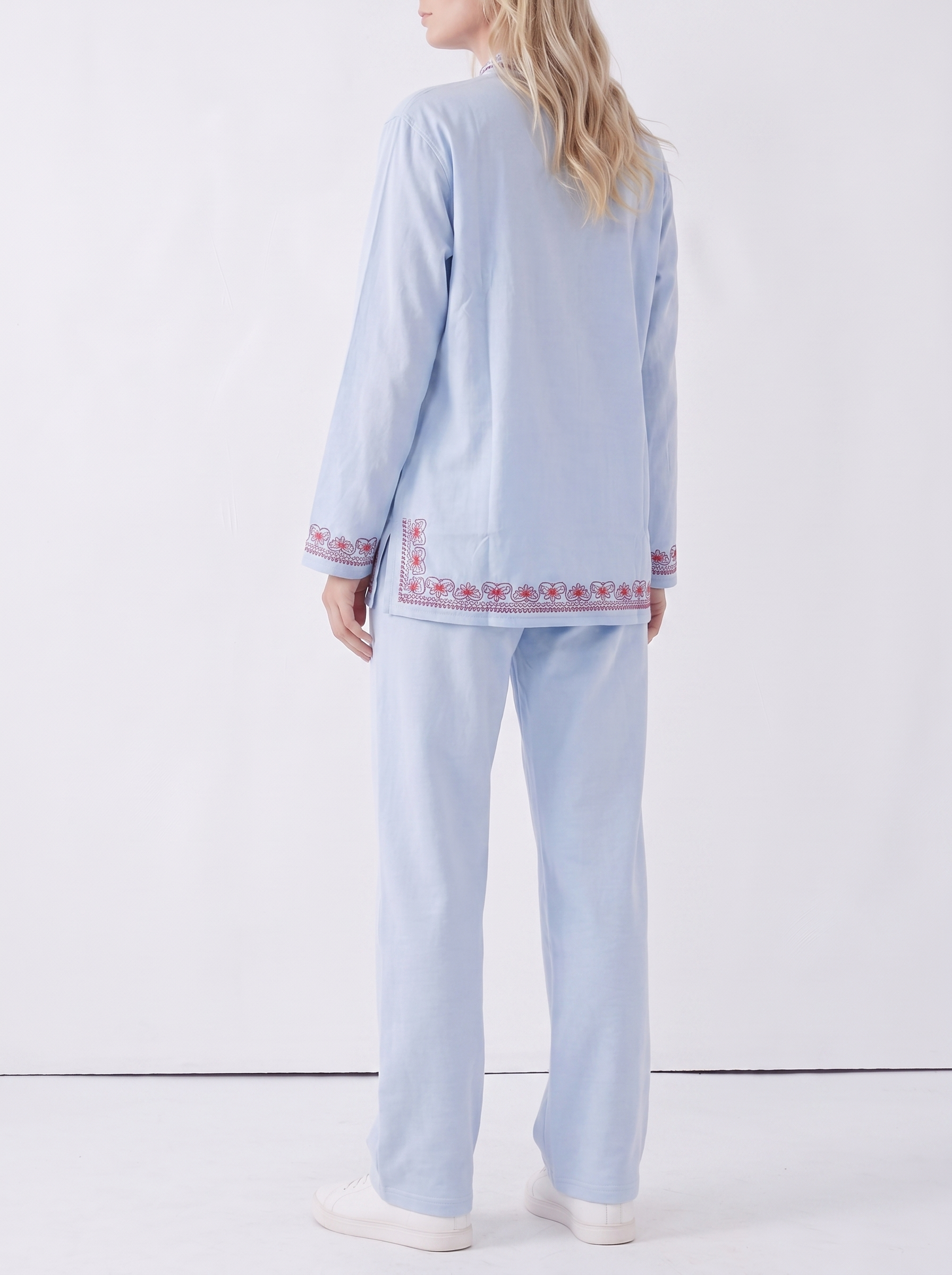 Embroidered Long Sleeve Set