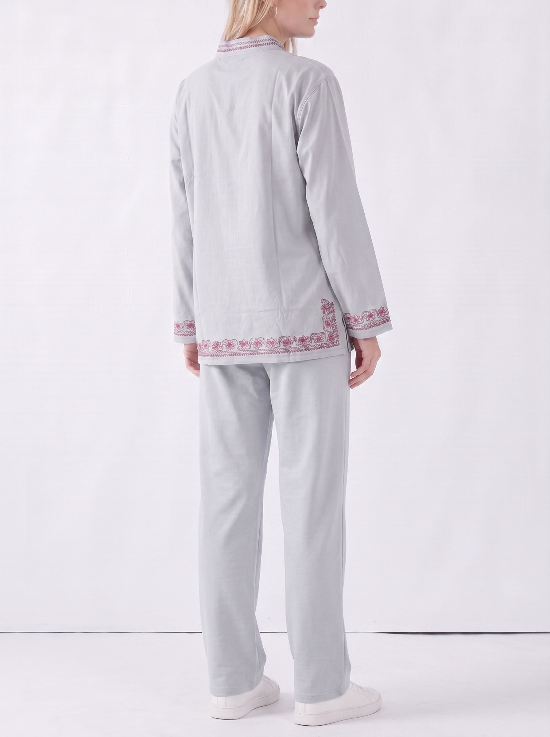 Embroidered Long Sleeve Set