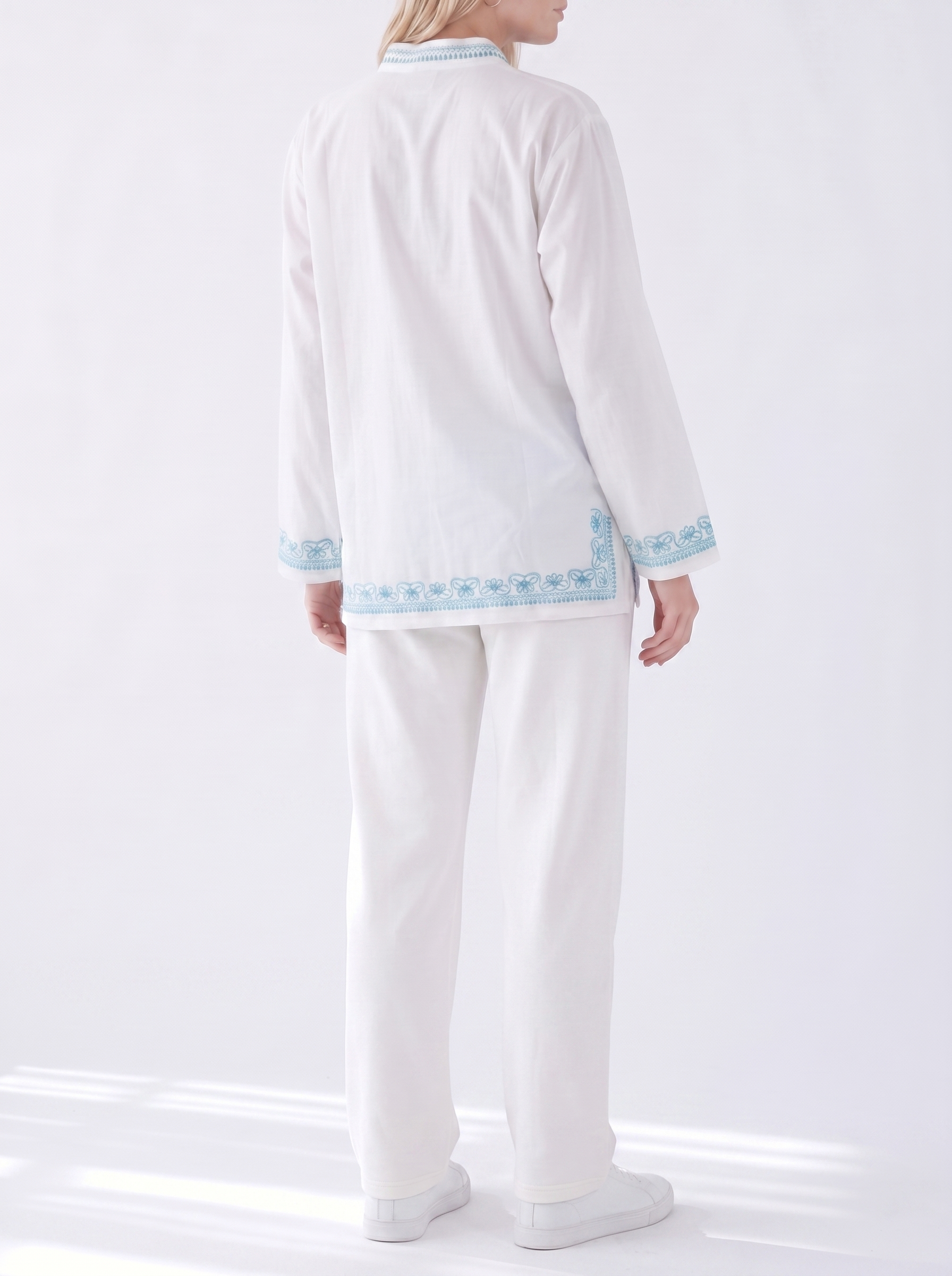 Embroidered Long Sleeve Set