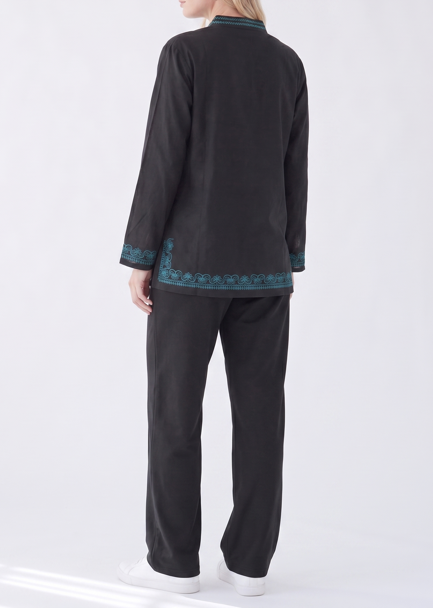 Embroidered Long Sleeve Set