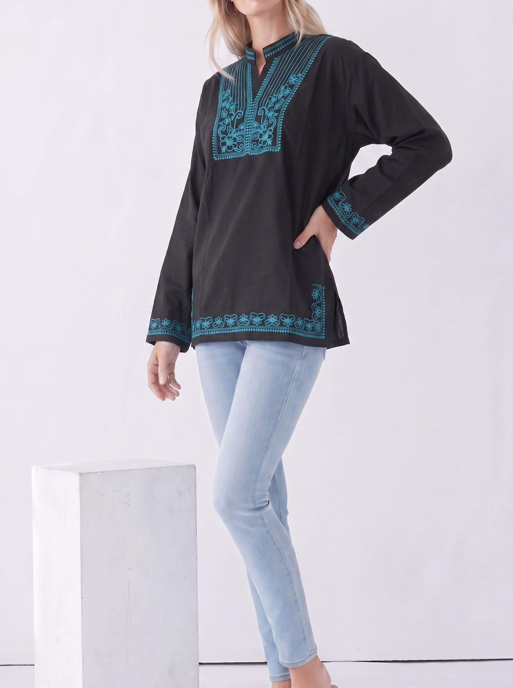 Embroidered Long Sleeve