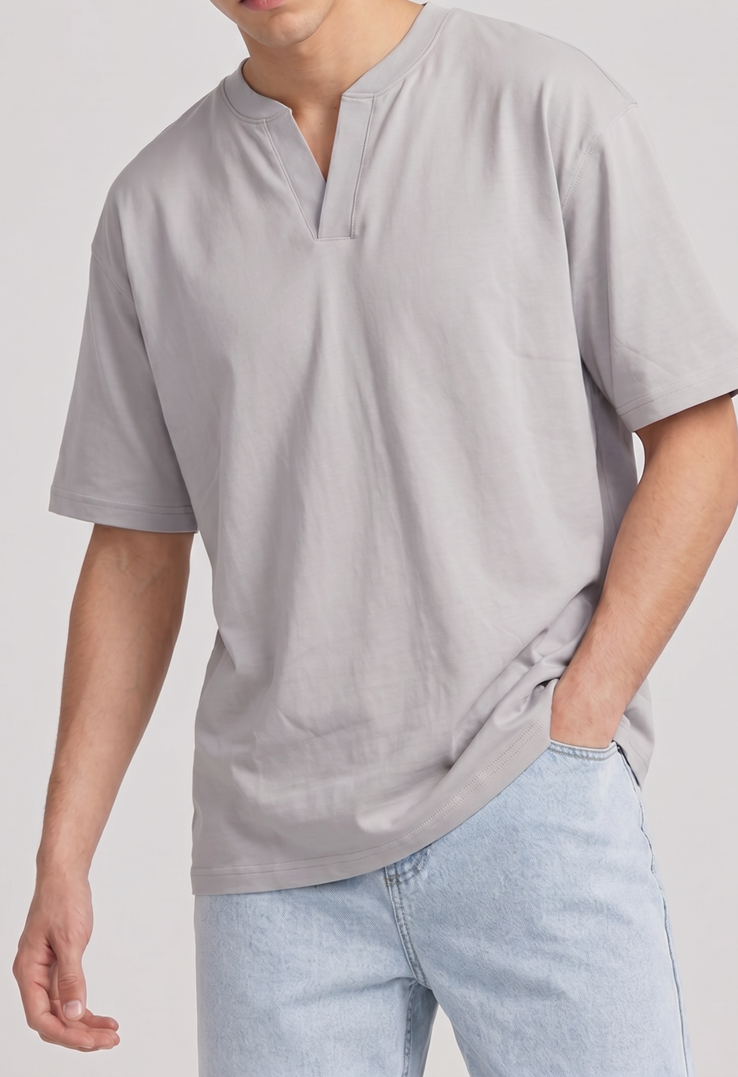Split Neck Tee