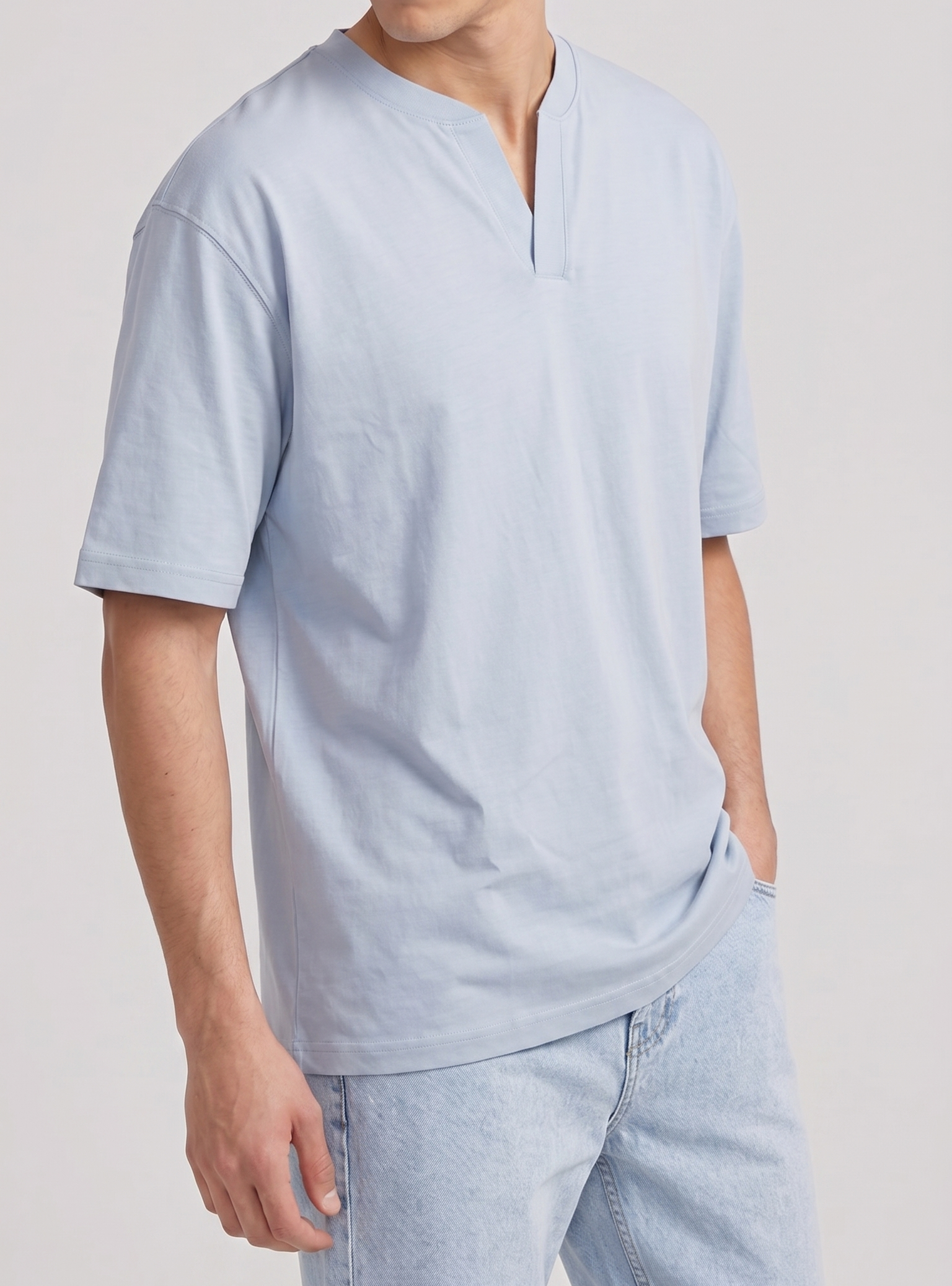 Split Neck Tee