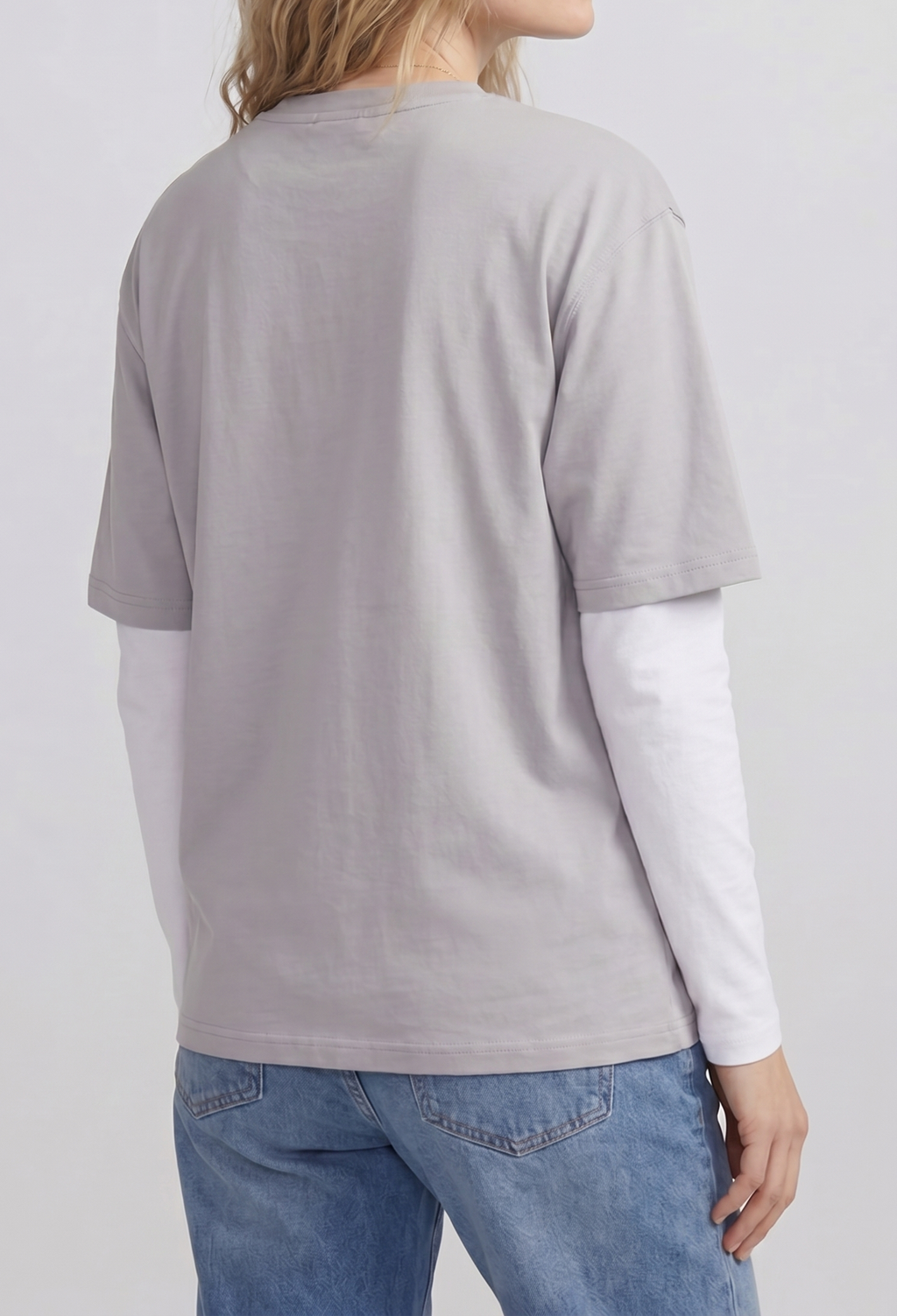 Split Neck Tee — Unisex Relaxed Fit