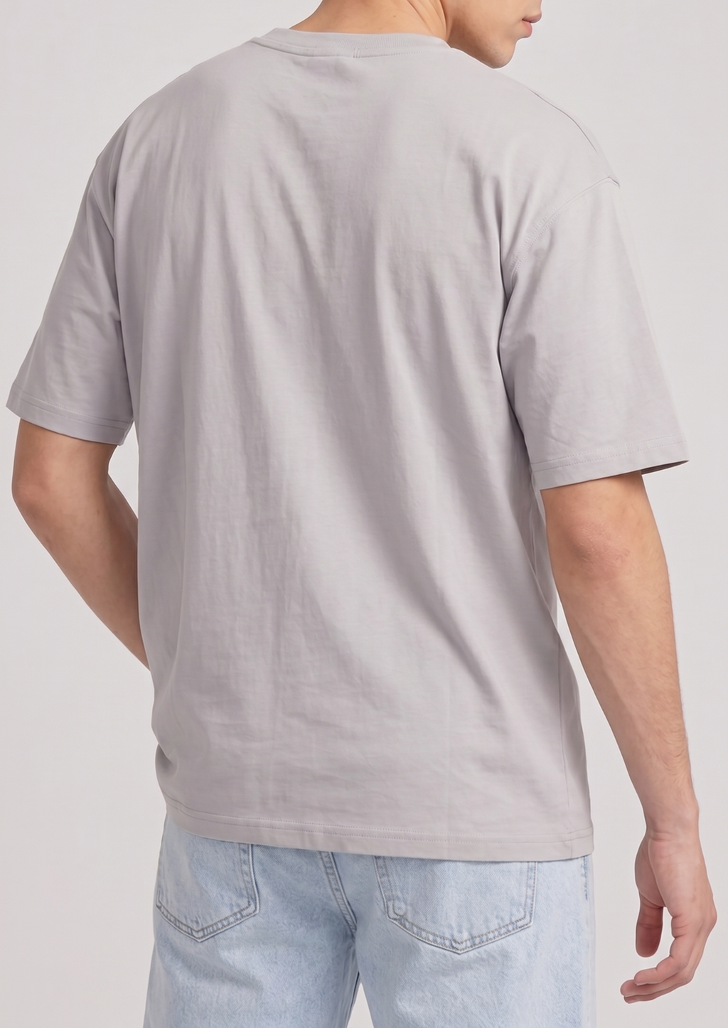 Split Neck Tee — Unisex Relaxed Fit