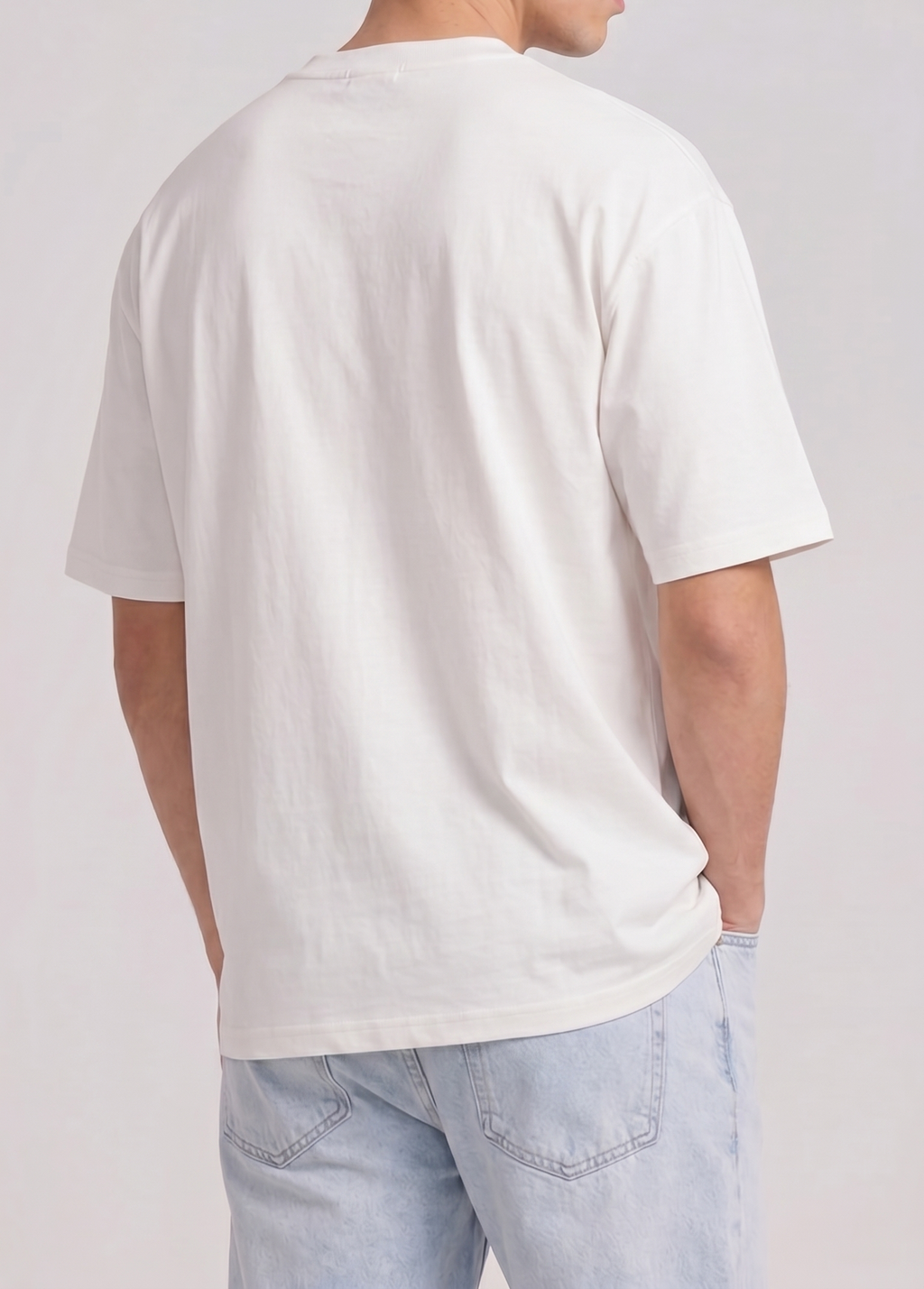 Split Neck Tee — Unisex Relaxed Fit