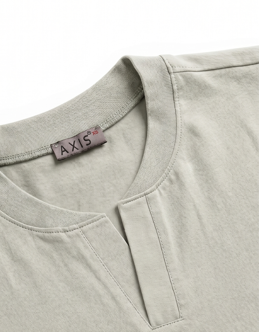 Split Neck Tee — Unisex Relaxed Fit