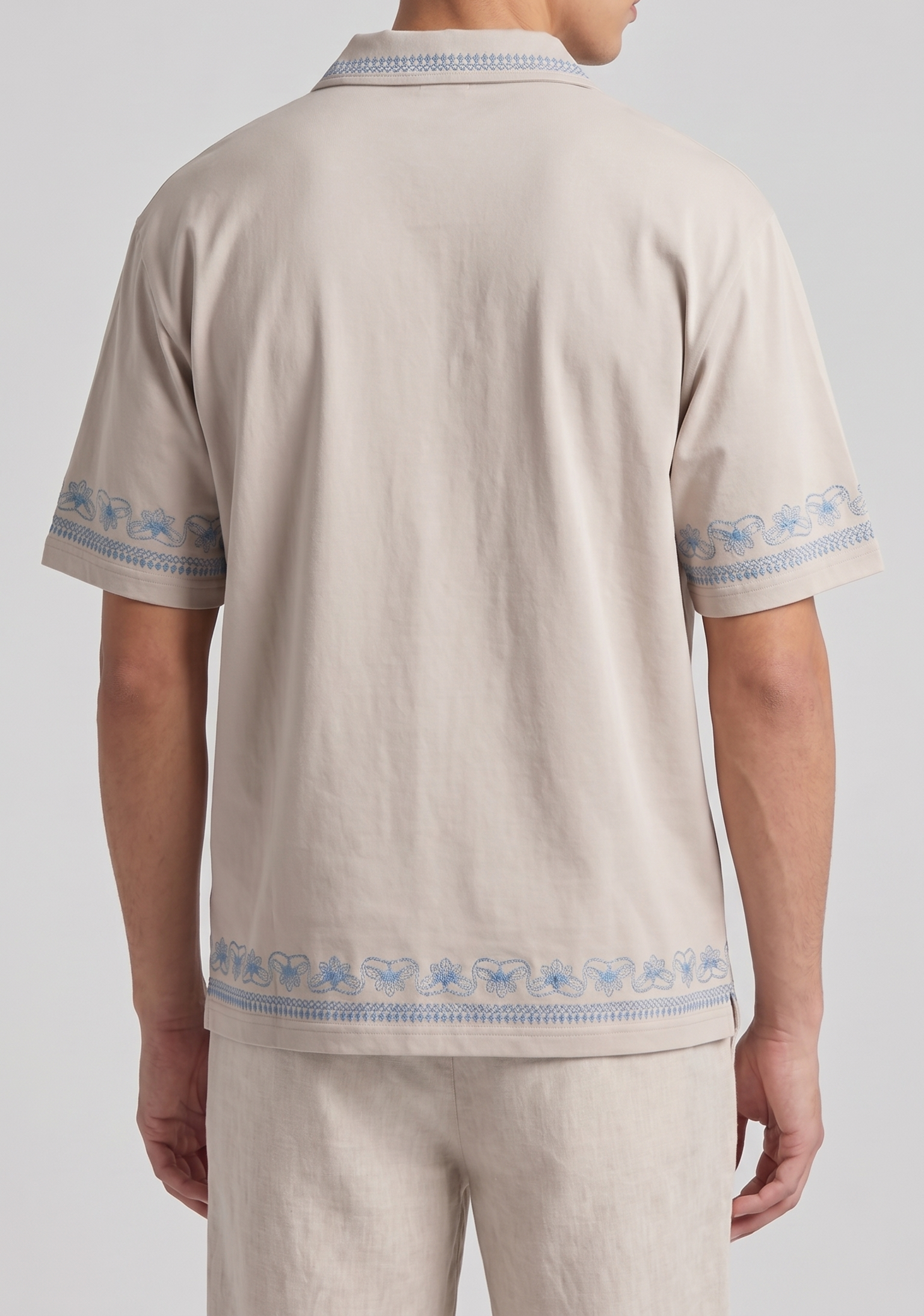 Embroidered Polo Tee