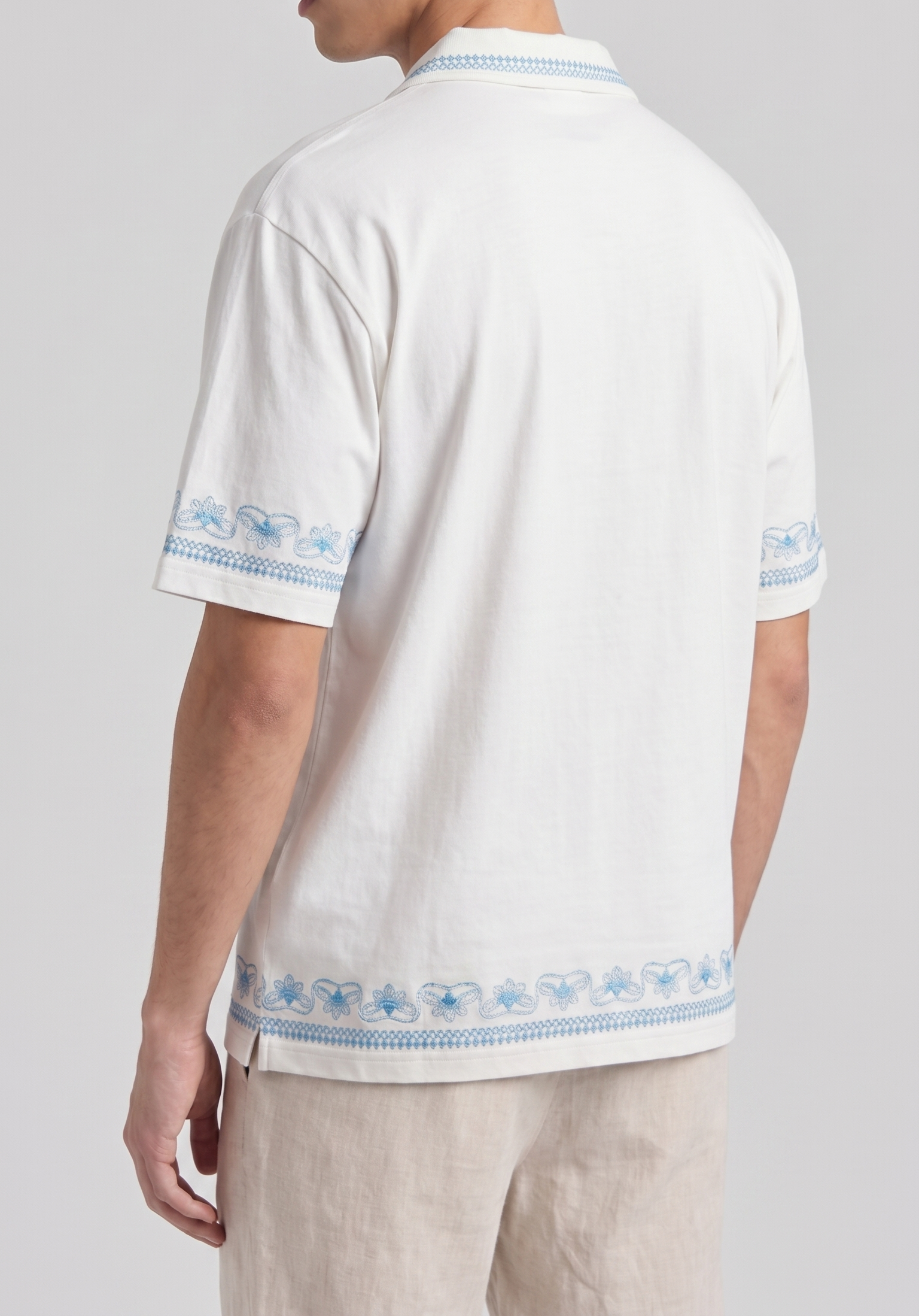 Embroidered Polo Tee