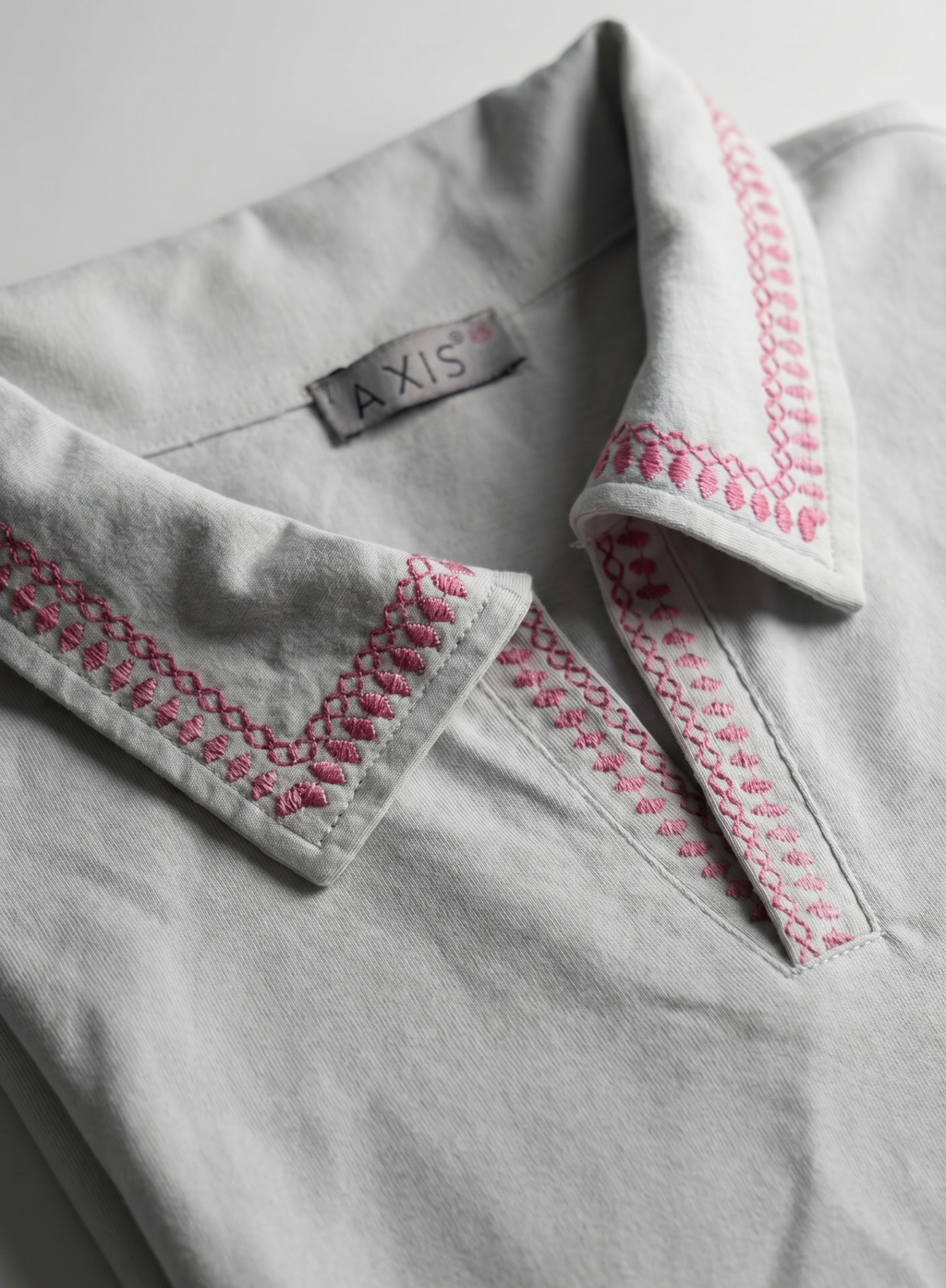 Embroidered Polo Tee — Unisex Relaxed Fit