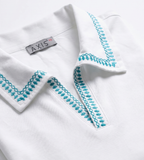 Embroidered Polo Tee — Unisex Relaxed Fit