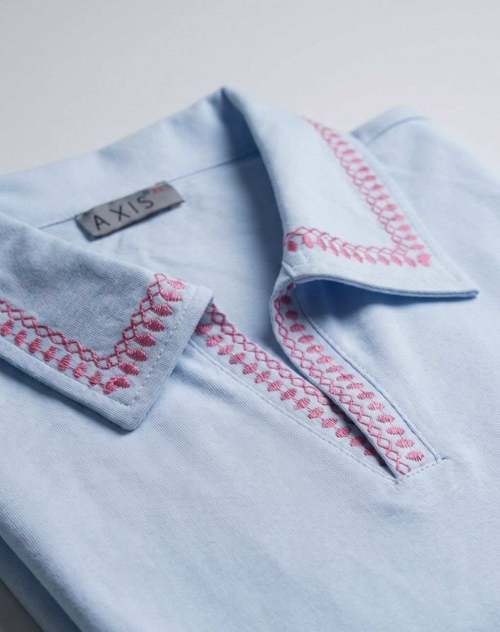 Embroidered Polo Tee — Unisex Relaxed Fit