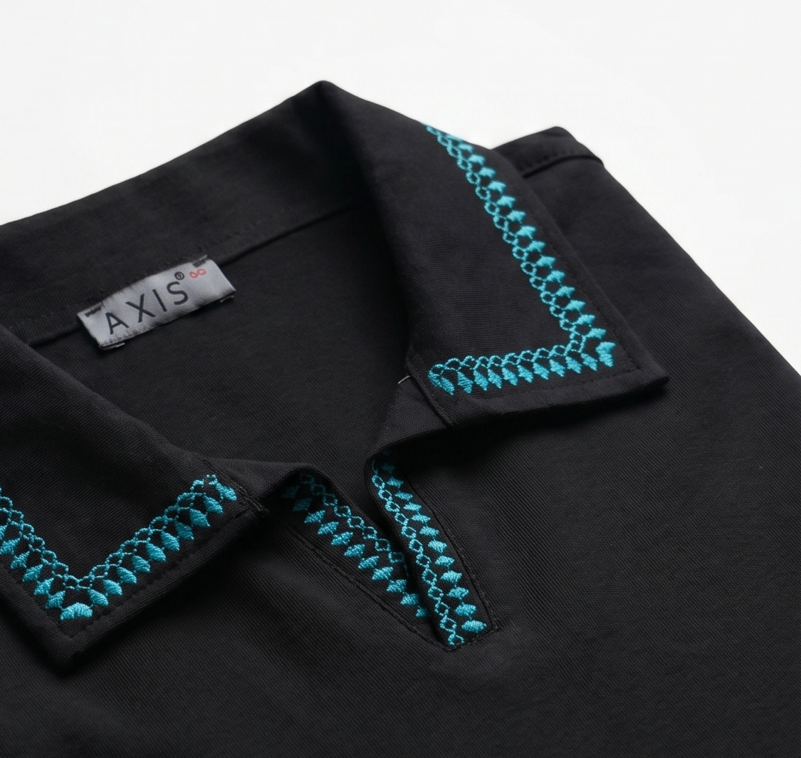 Embroidered Polo Tee