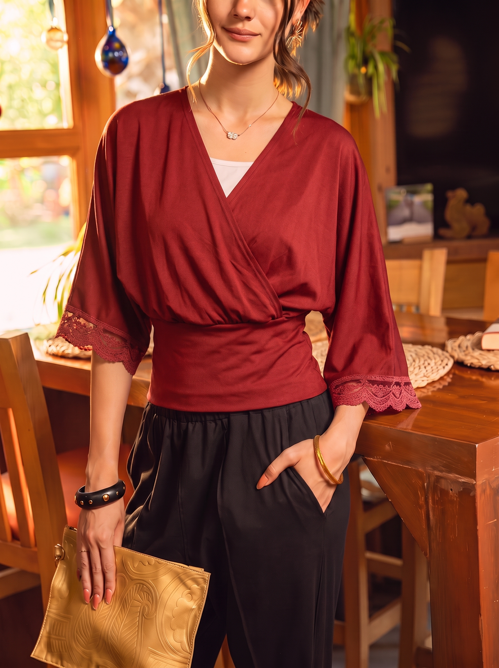 Wrap Blouse