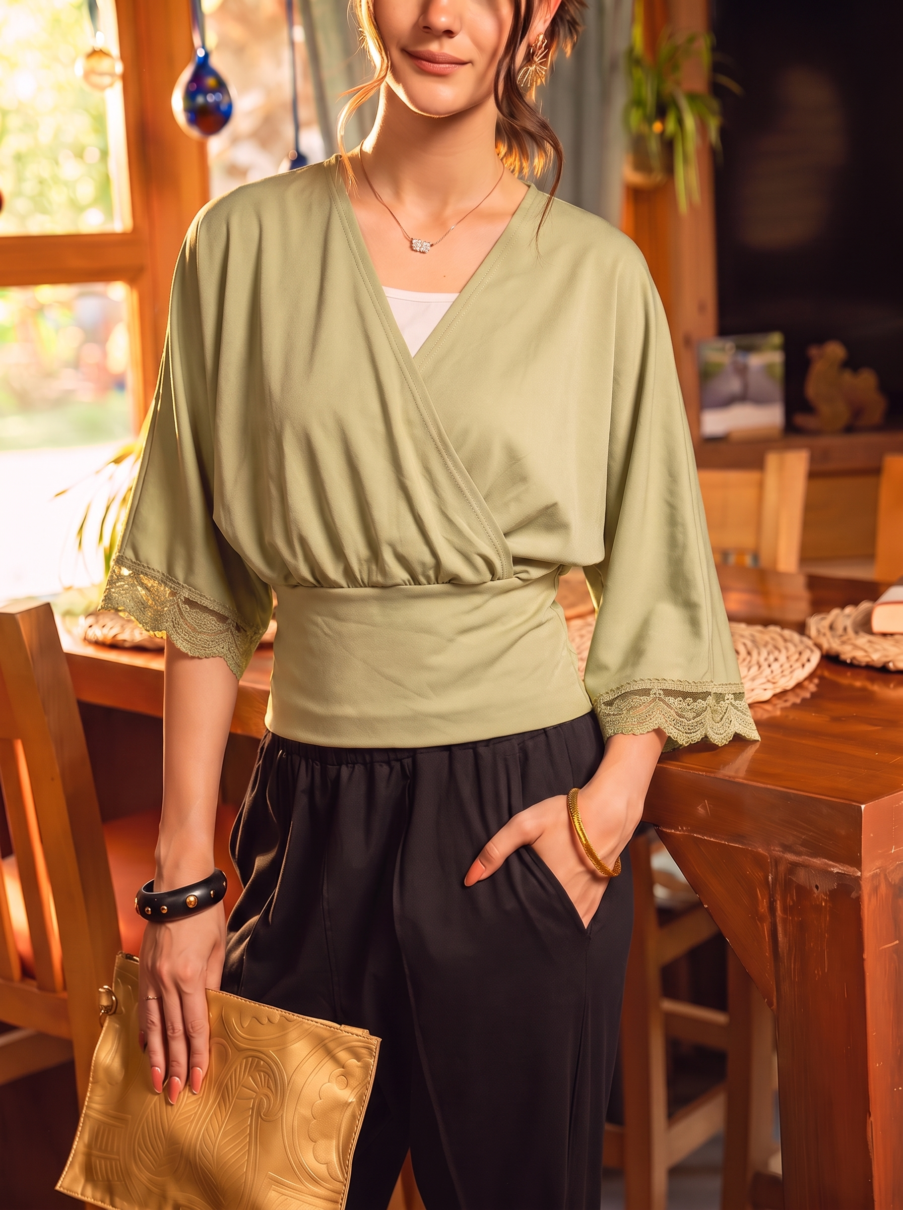 Wrap Blouse