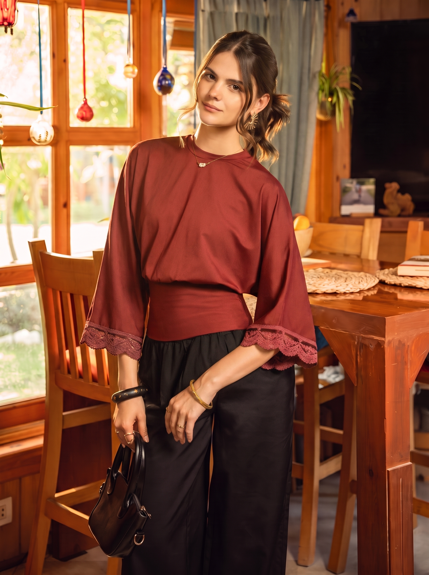 Round Neck Blouse