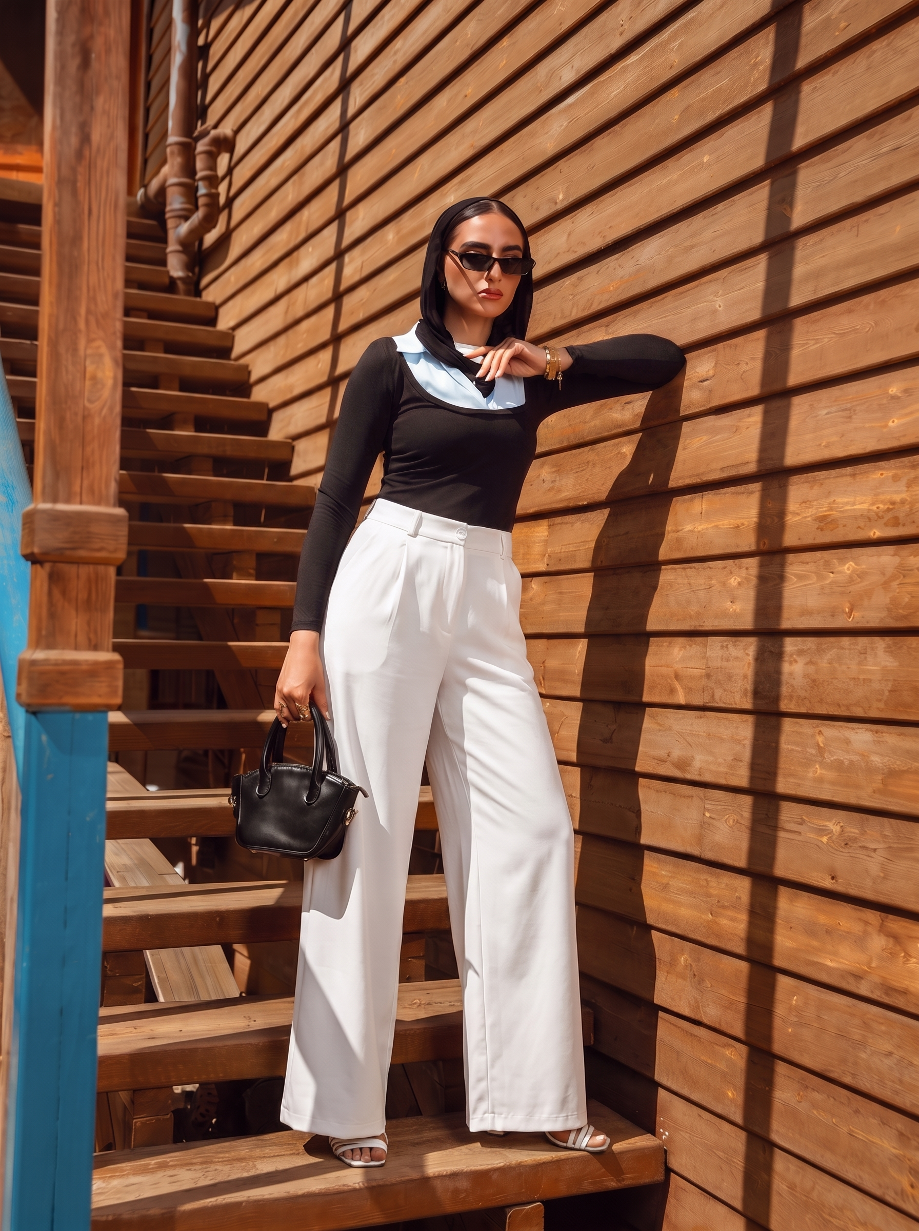 Layered Long Sleeve Top