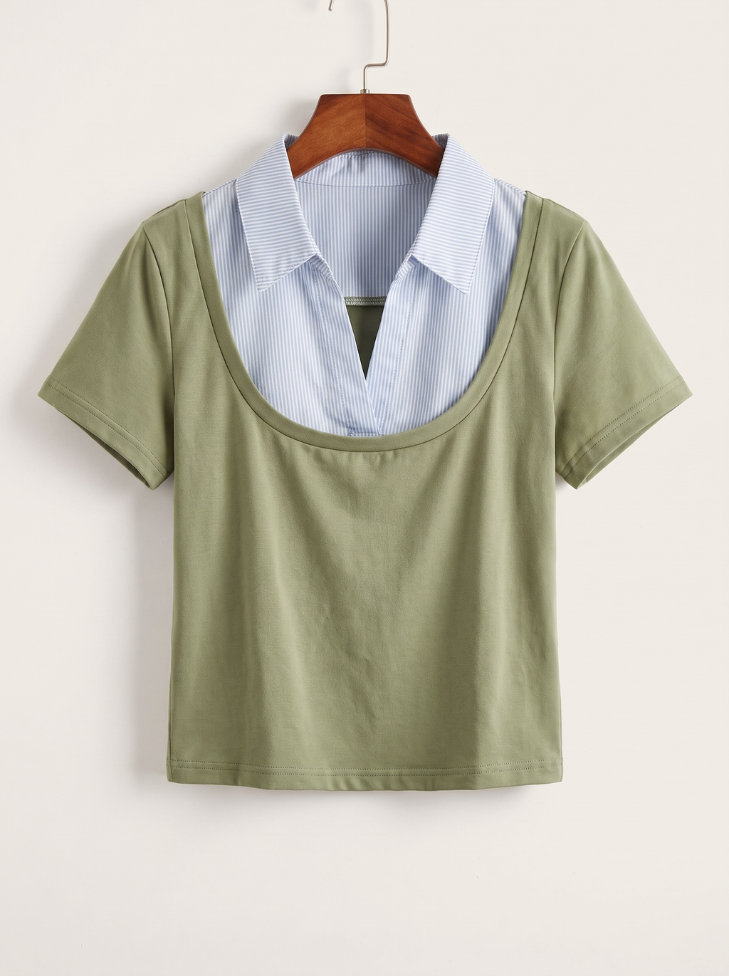Layered Short Sleeve Top