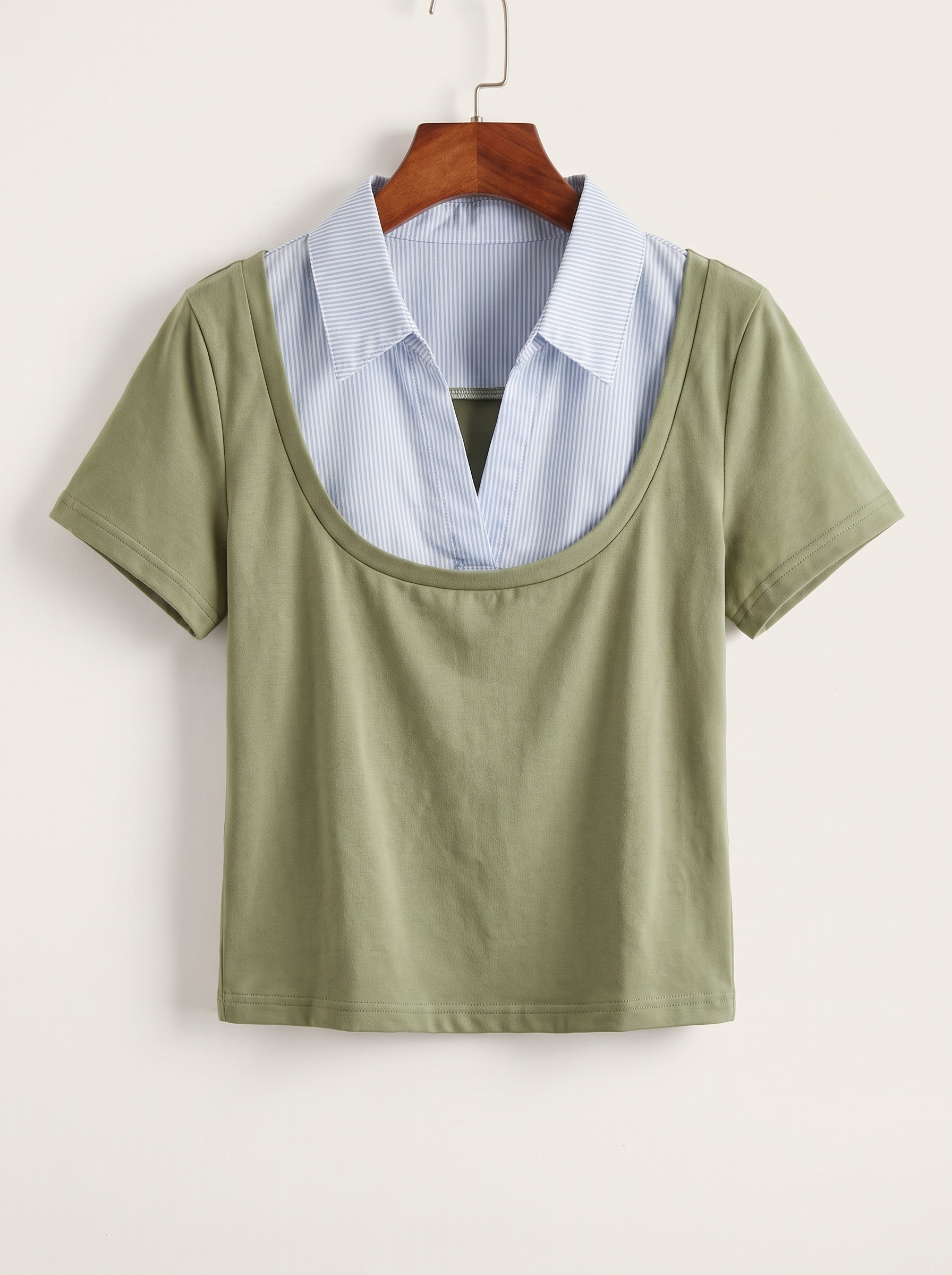 Layered Short Sleeve Top
