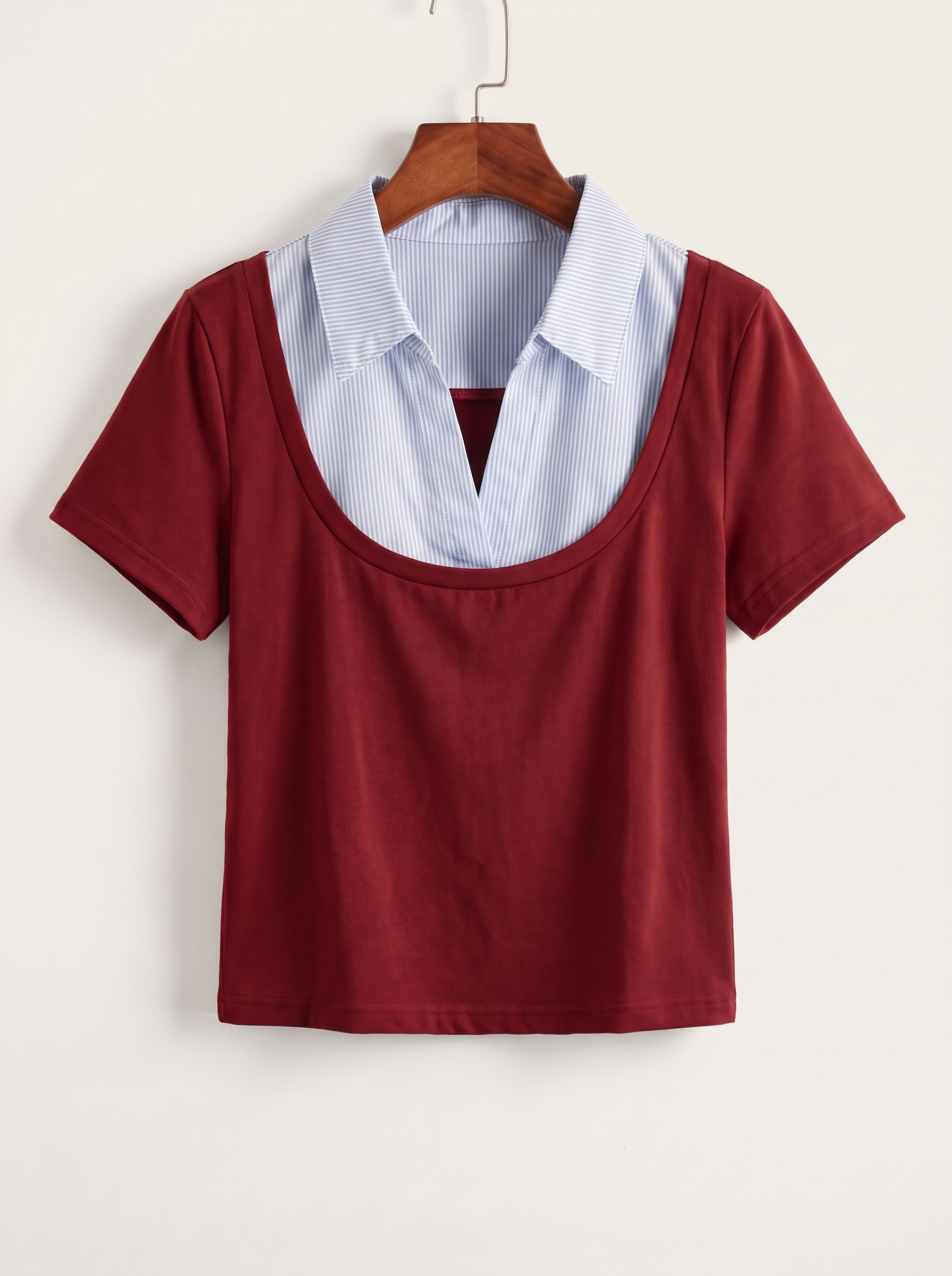 Layered Short Sleeve Top