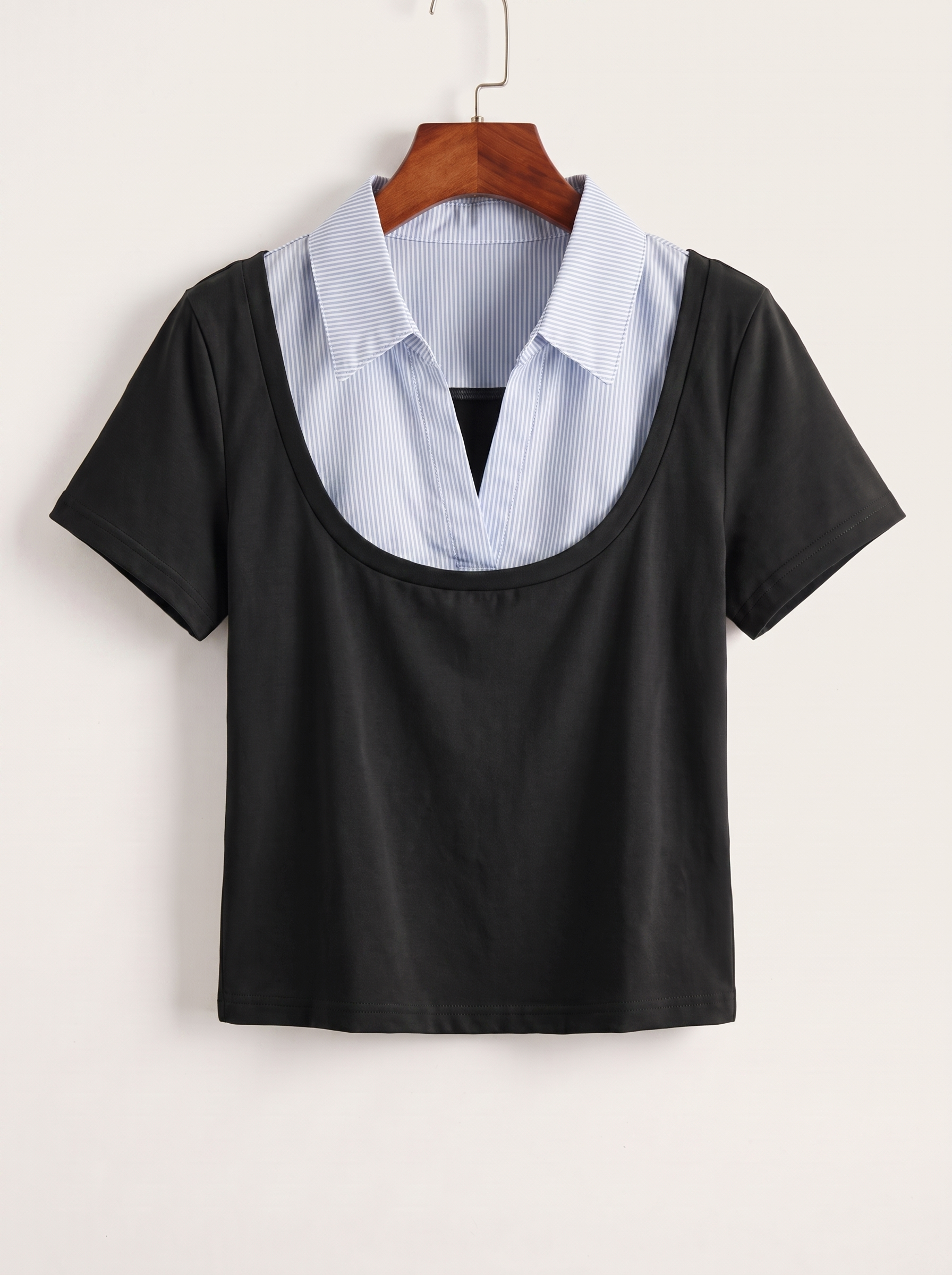 Layered Short Sleeve Top