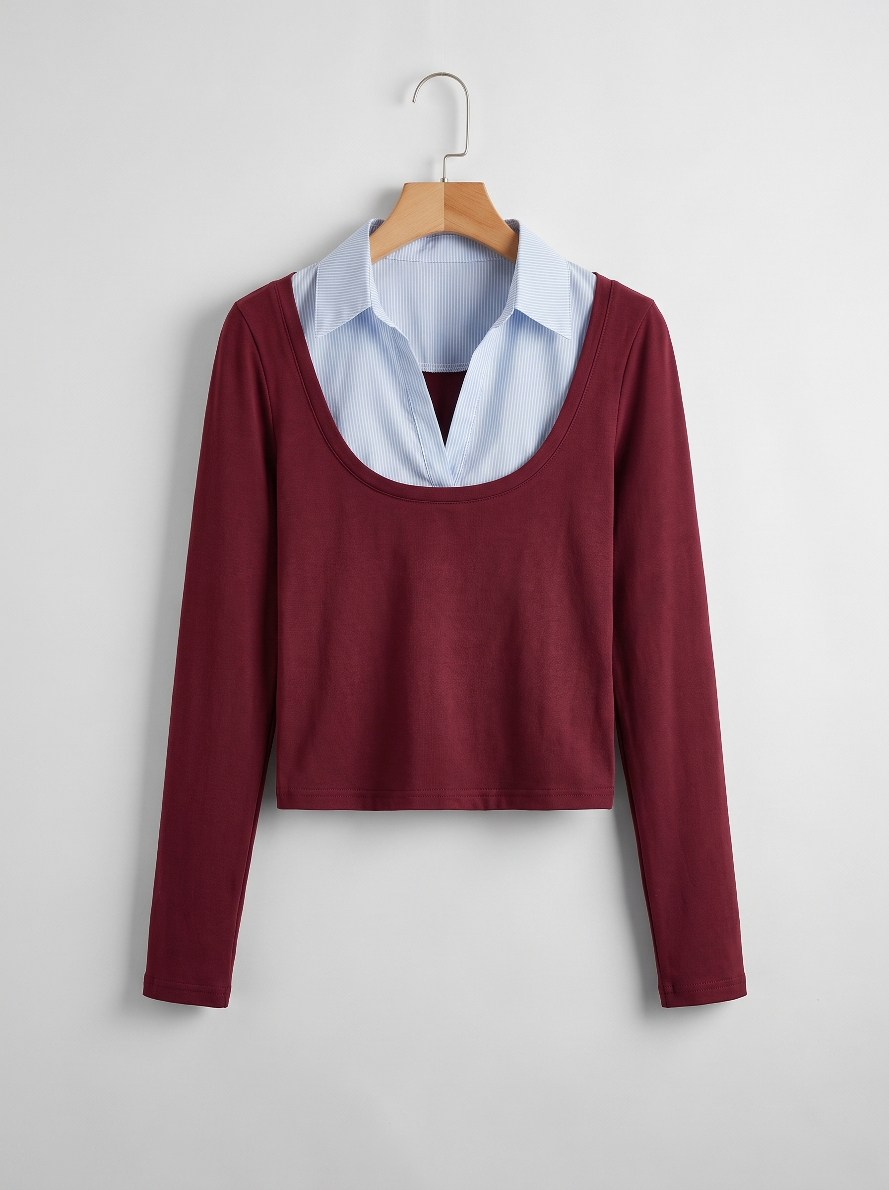 Layered Long Sleeve Top