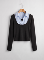 Layered Long Sleeve Top
