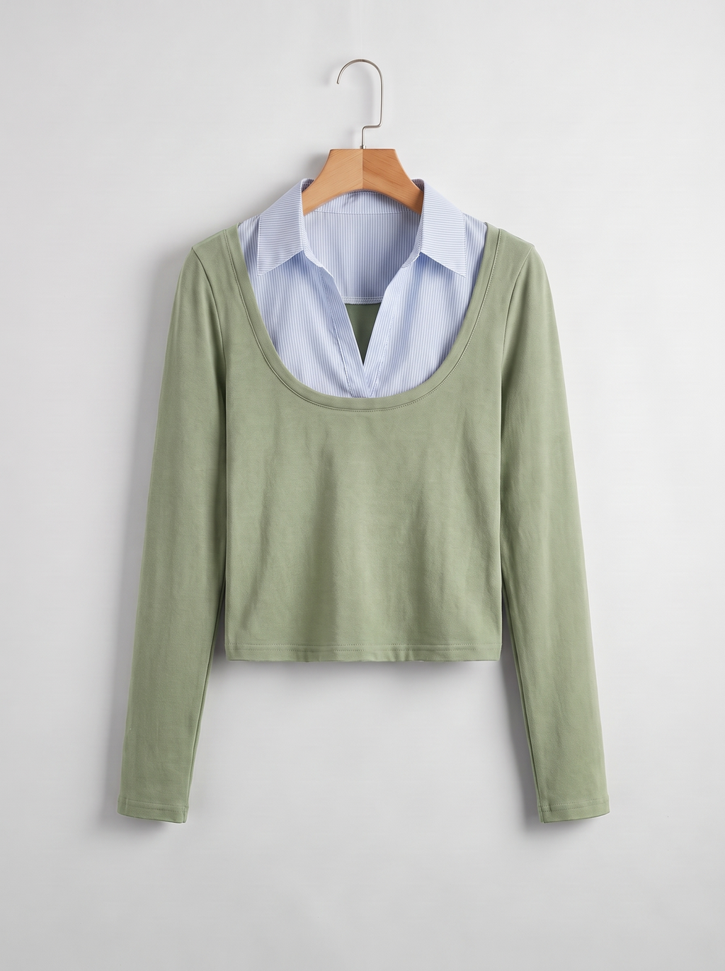 Layered Long Sleeve Top