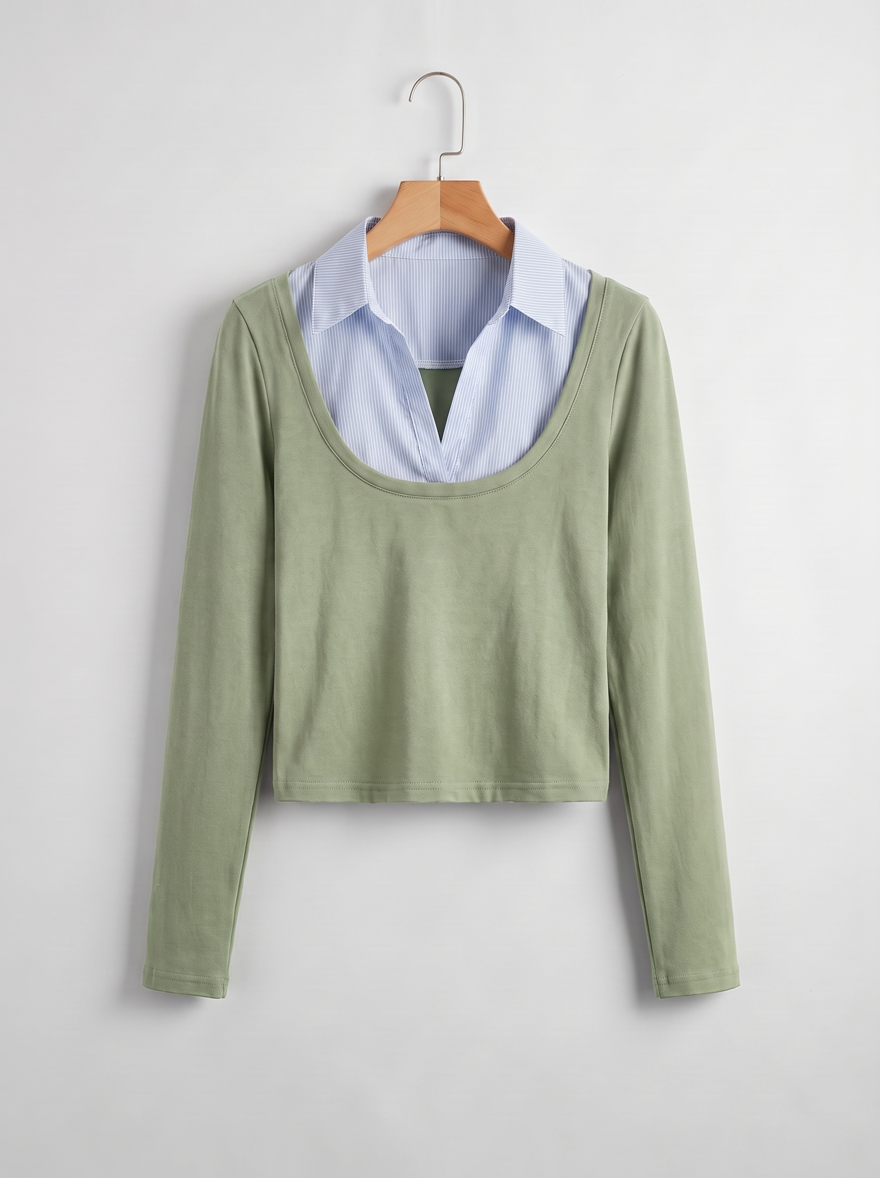 Layered Long Sleeve Top