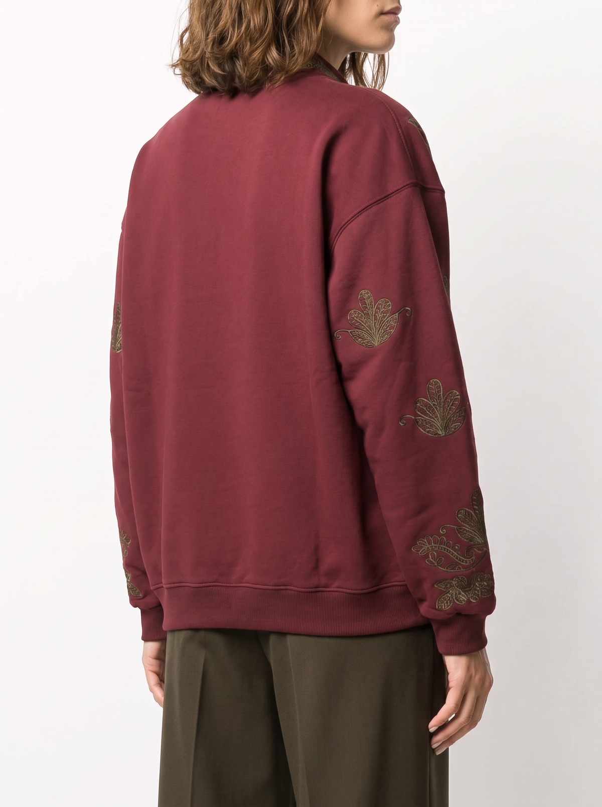 Leaf Embroidered Jacket