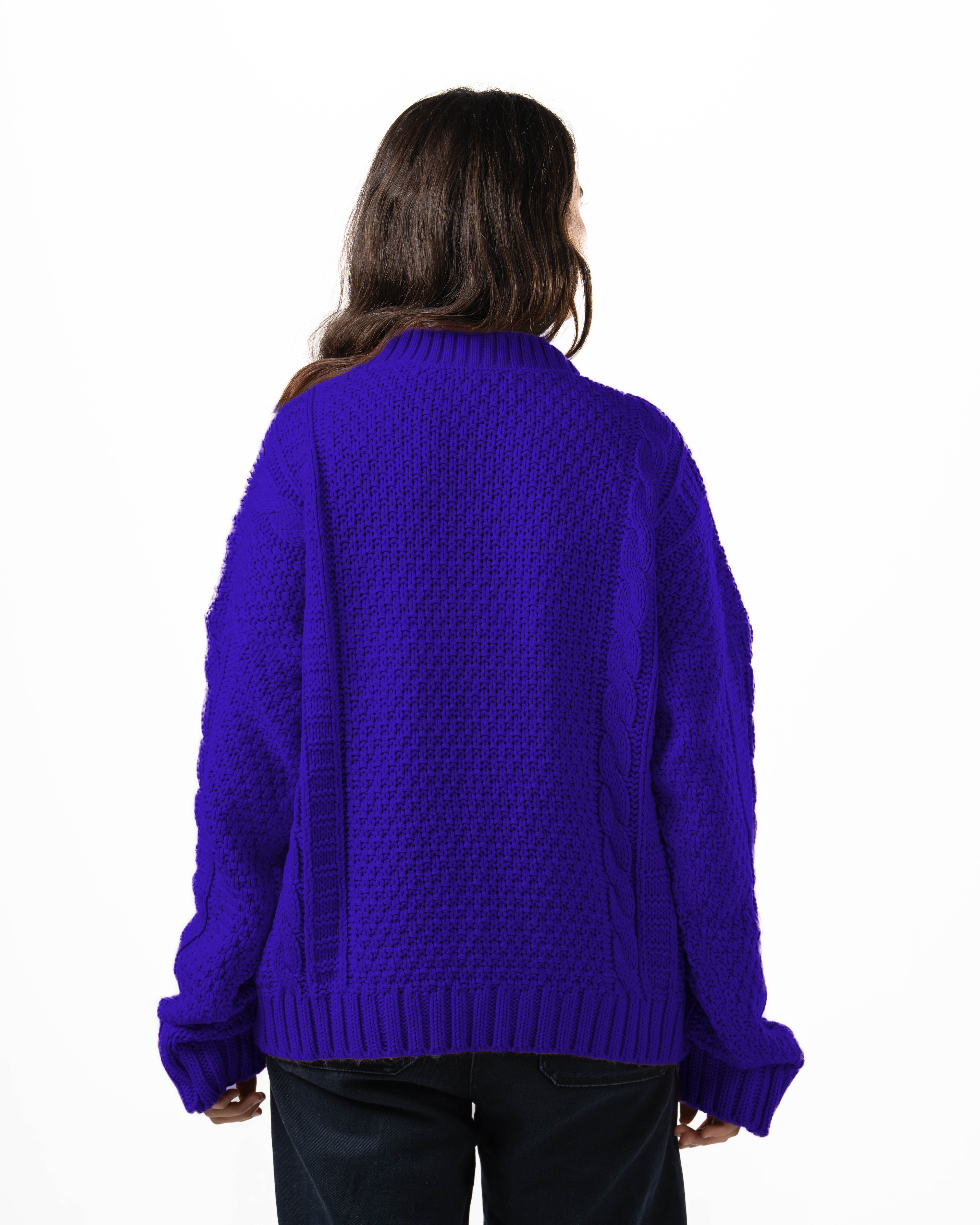 Indigo Knit Sweater